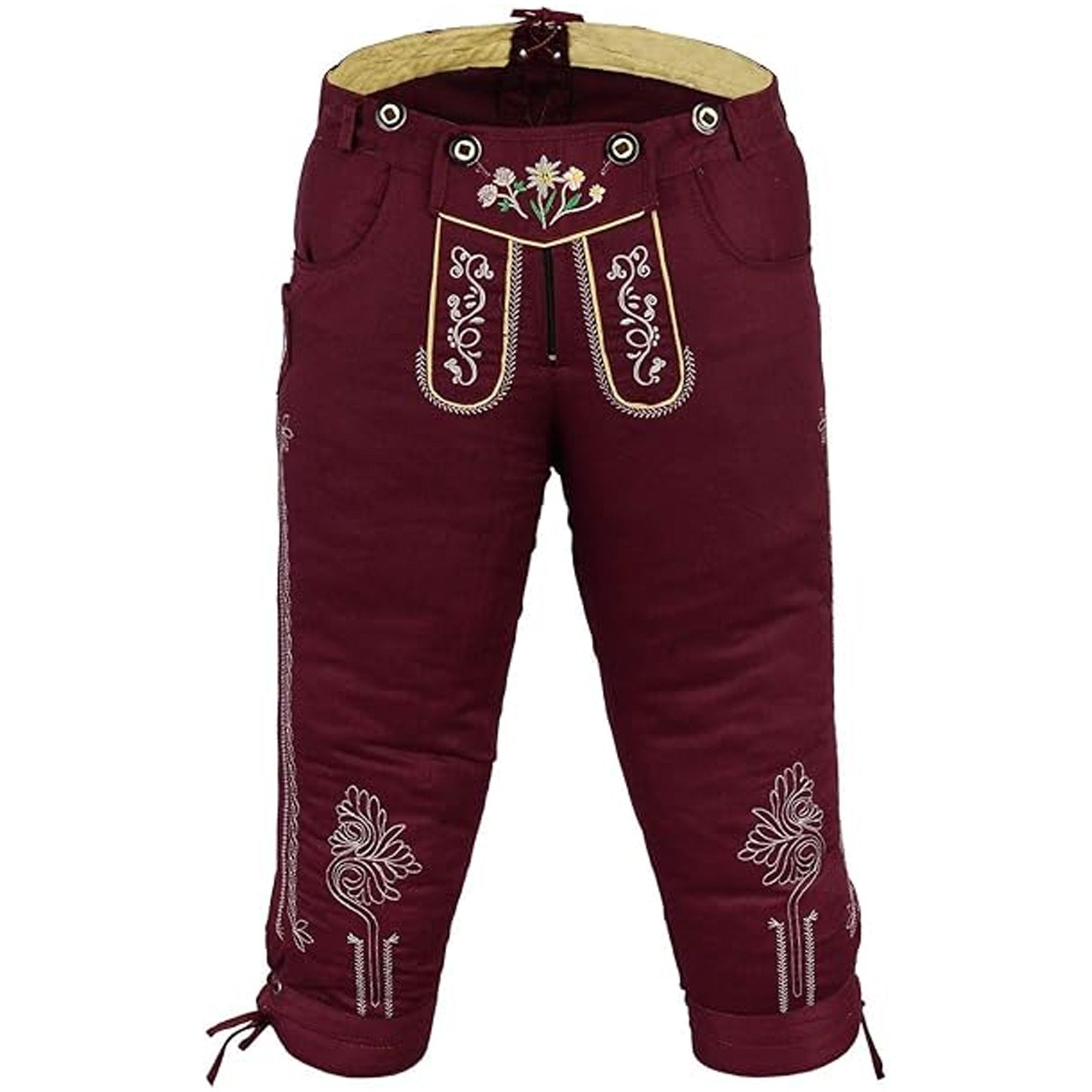 German Wear Trachtenhose GW121 Damen Trachten Jeans Hose mit Hosenträgern