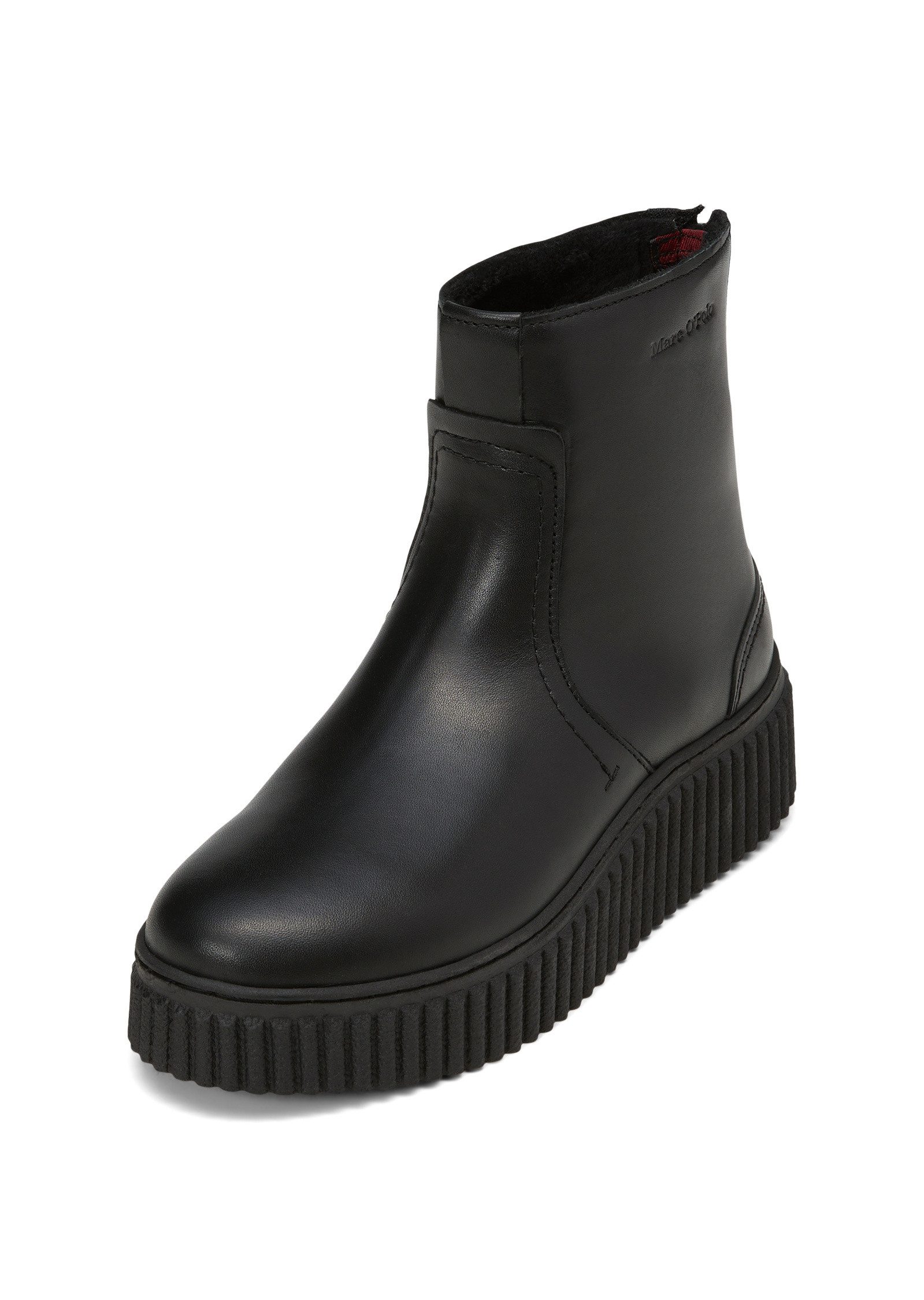 mit rückseitigem Reißverschluss Stiefelette