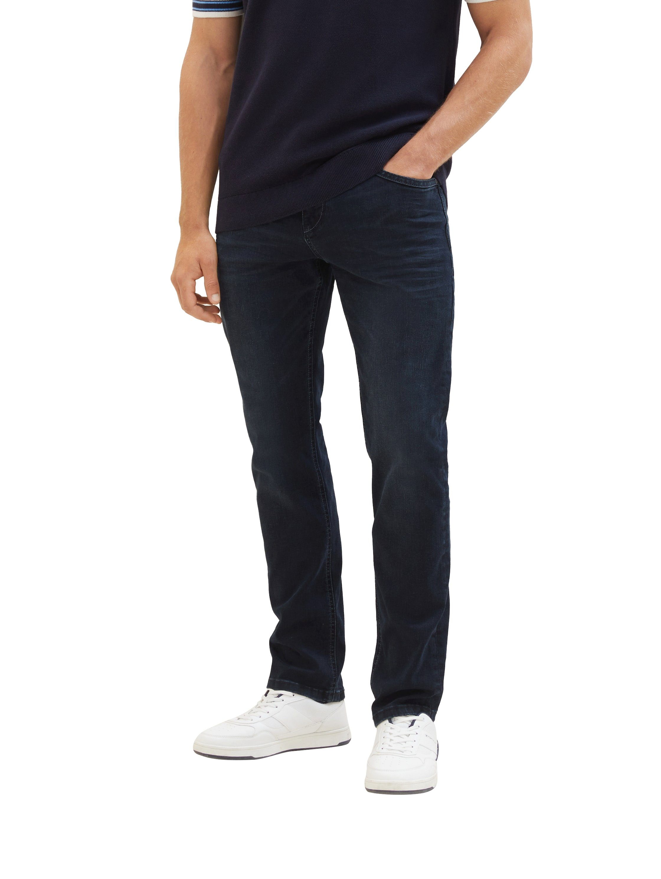 TOM TAILOR Slim-fit-Jeans in dunkler Waschung