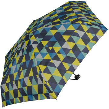 Knirps® Taschenregenschirm winziger Damen-Taschenschirm, leicht und flach, für die Handtasche - Travel Donna lake