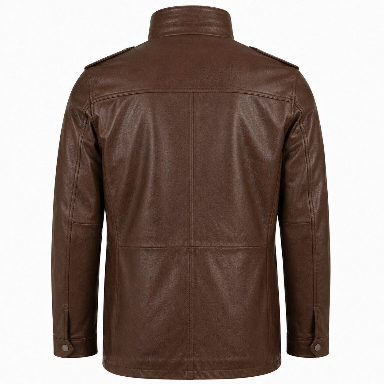 Mouflon Lederjacke Adrian klassischen Fieldjacke aus echtem Glattleder in der Farbe Kastanie.