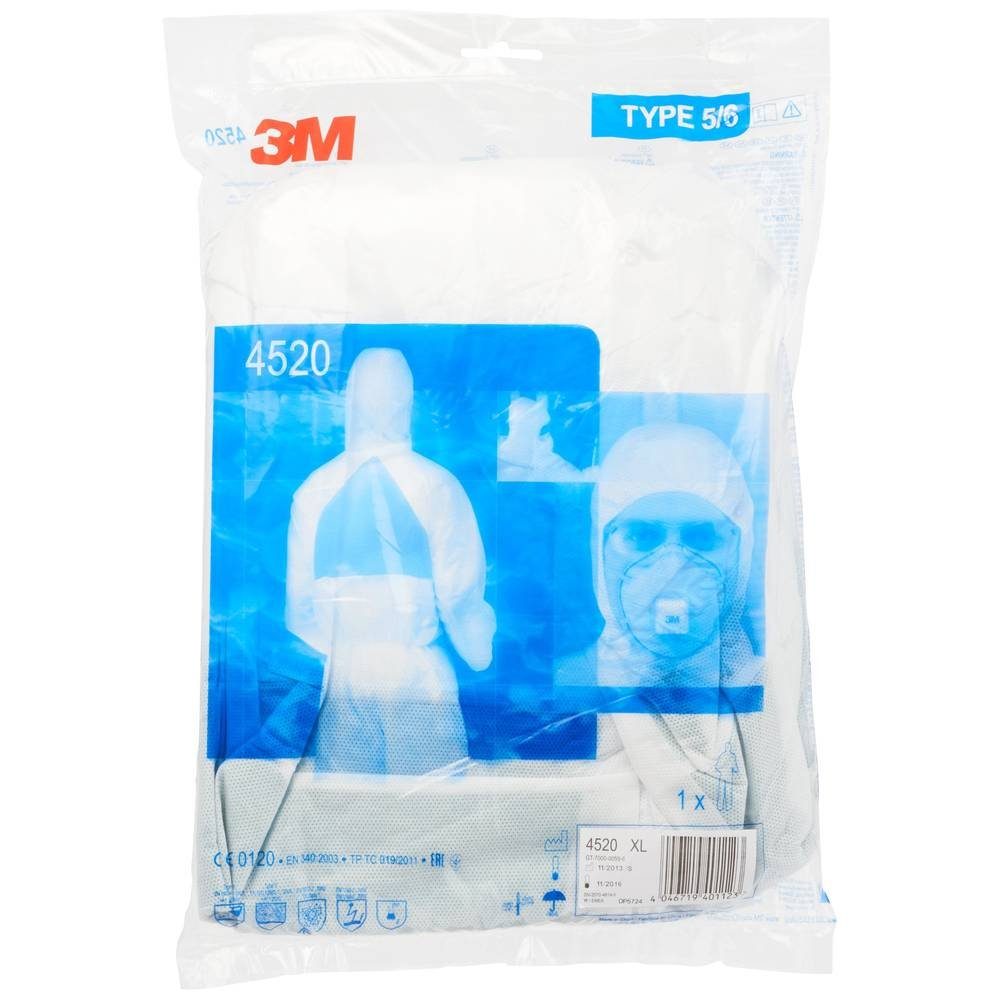 3M Einweghandschuhe Schutzanzug 4520 45203XL