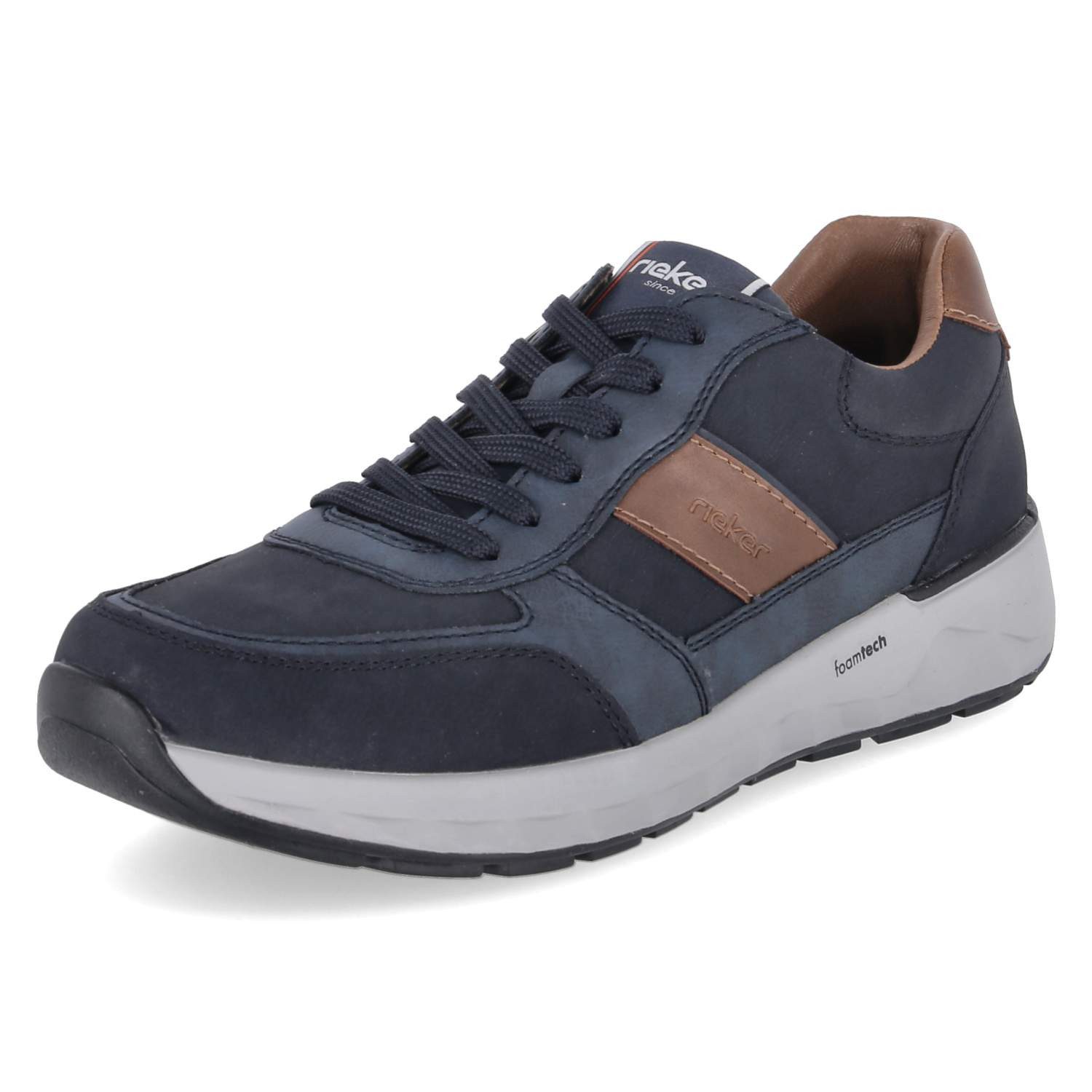 Rieker Rieker 11505-14 Herren Synthetik blue Schnürschuh