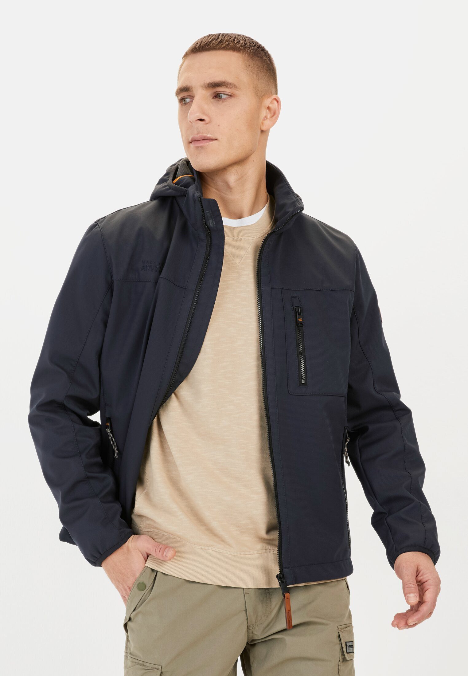 Softshelljacke aus recyceltem Polyester