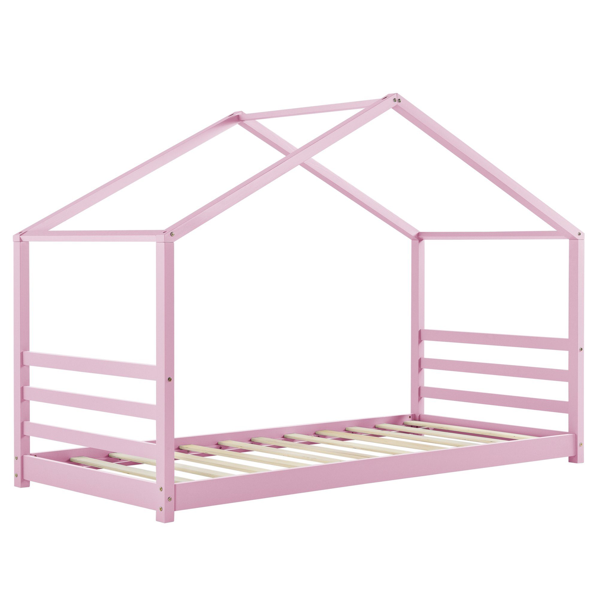 en.casa Kinderbett, »Vardø« Hausbett Jugendbett 90x200cm günstig online kaufen