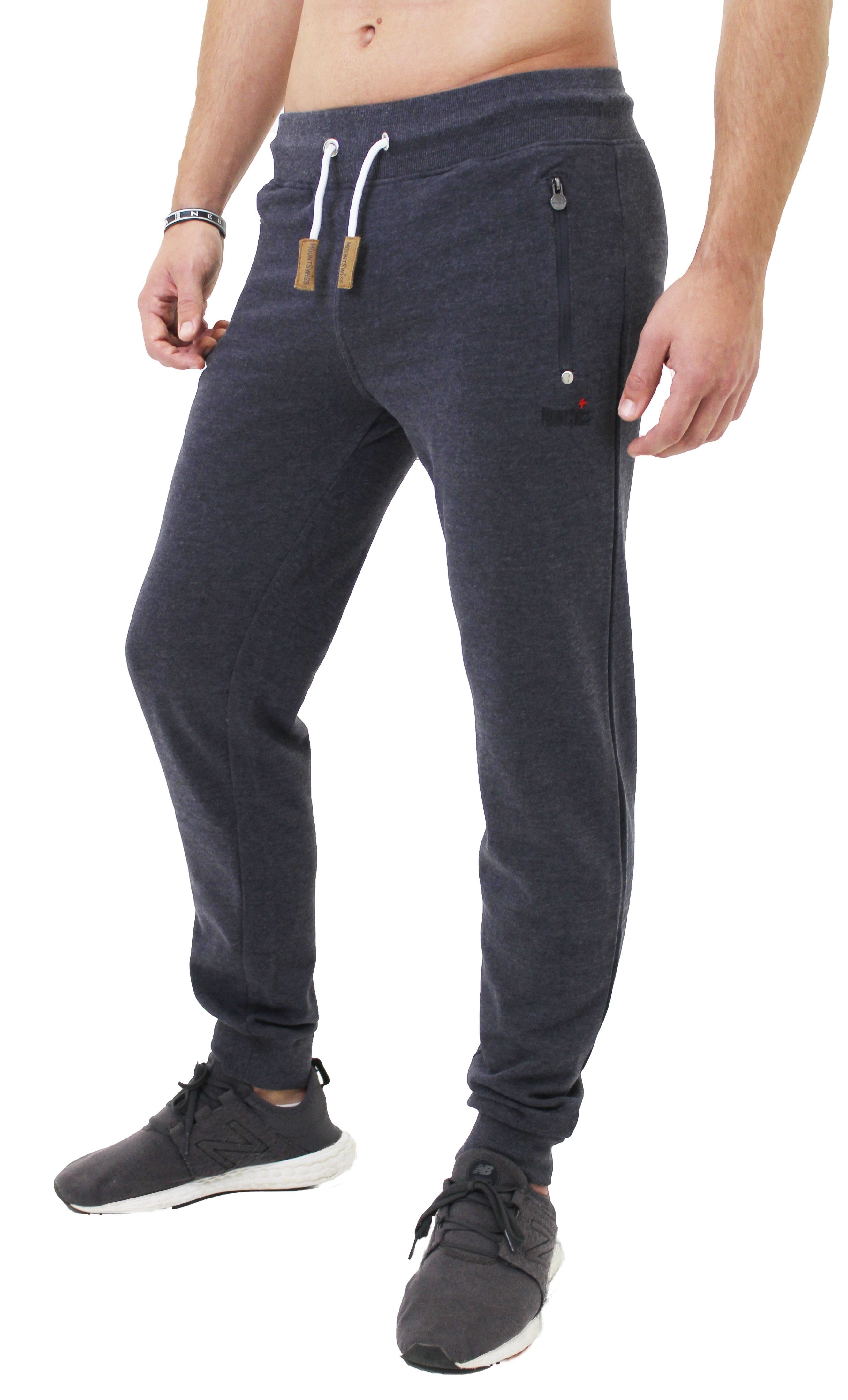 Mount Swiss Jogginghose Mount Swiss Lange Freizeithose Herren Finn I Sweatpants mit Taschen I (1-tlg)