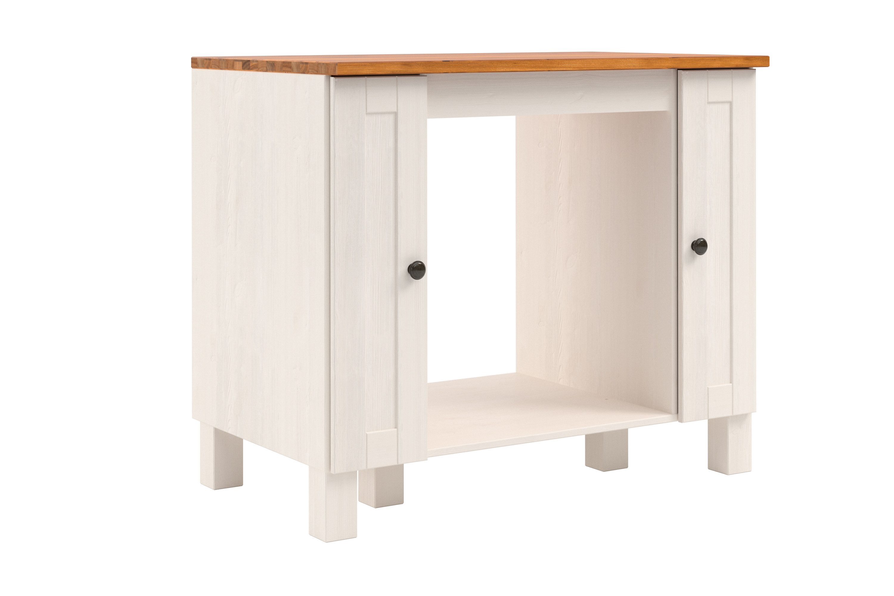 Home affaire Herdumbauschrank Alby2 Mit Metallgriffen, Breite 100 cm, ohne E-Geräte