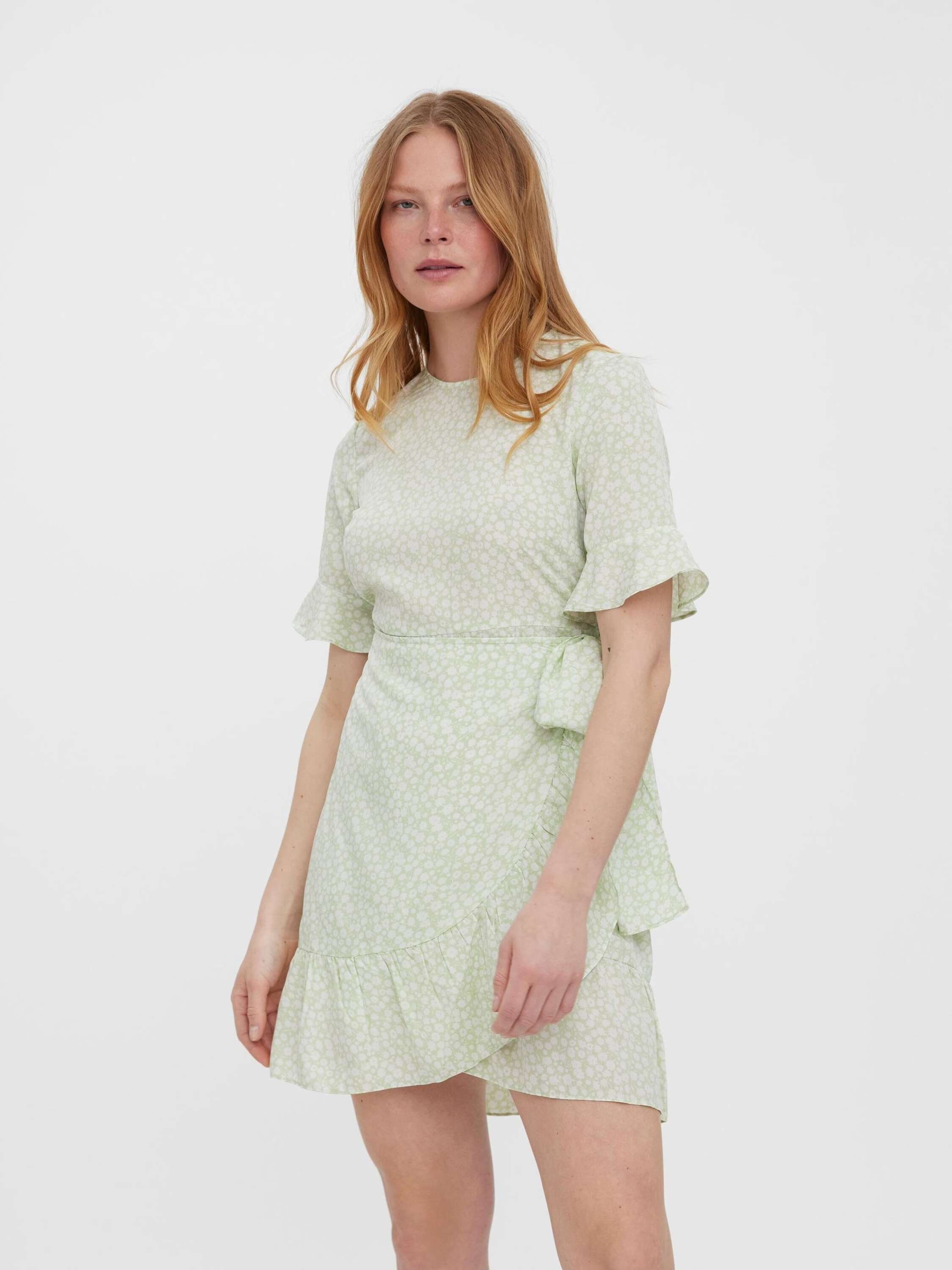 Vero Moda Minikleid Henna (1-tlg) Drapiert/gerafft