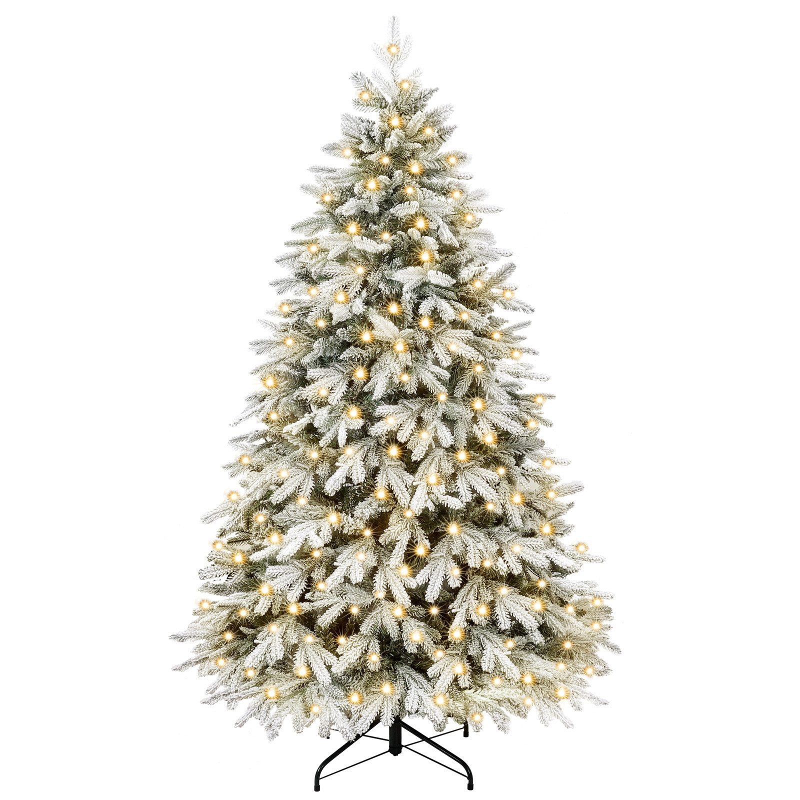 Künstlicher Weihnachtsbaum Künstlicher Tannenbaum mit LED Beleuchtung, Weihnachstbaum aus PE, PVC