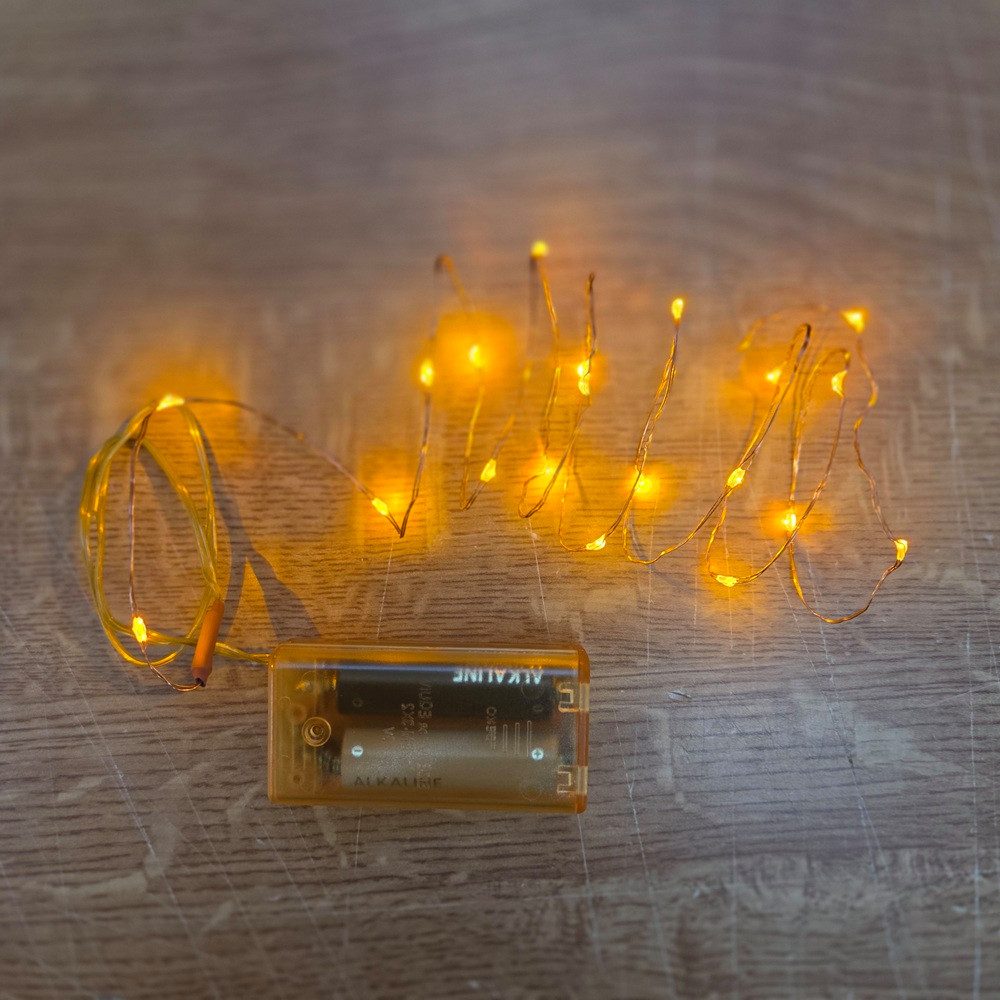 STAR TRADING LED-Lichterkette 725-40 LED Mini-Lichterkette 20er Batteriebetrieb