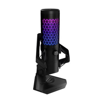 Asus Mikrofon ROG Carnyx Kondensator-Gaming-Mikrofon (Gaming, Streaming und Podcast, 1-tlg), schwarz, USB-A auf USB-C Kabel 3M, RGB Beleuchtung, Aura-Sync