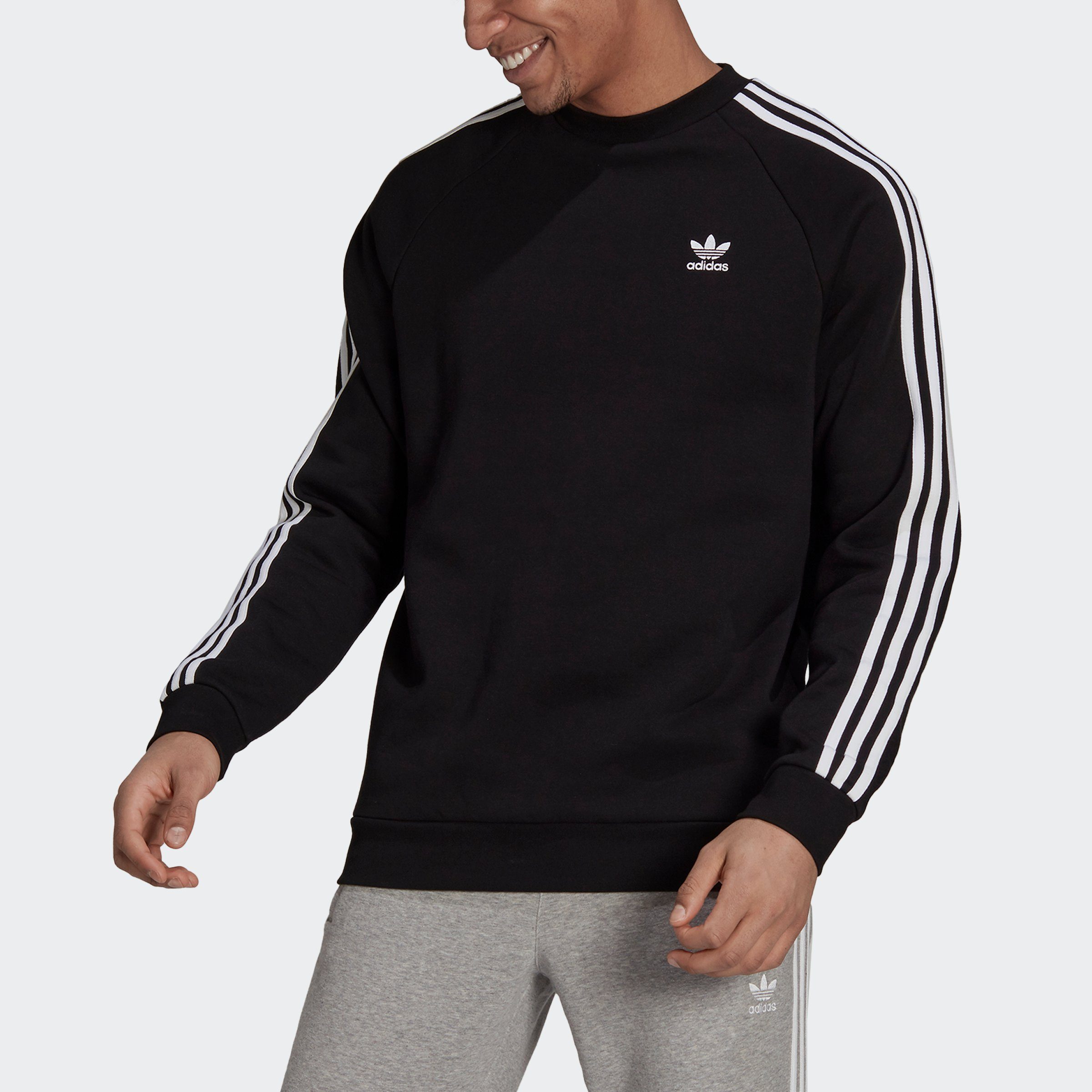 CLASSICS ADICOLOR Originals 3-STREIFEN BLACK adidas Sweatshirt