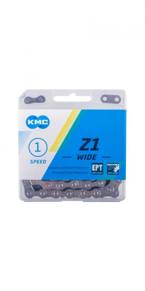 KMC Fahrradkette KMC Z1 Wide EPT Fahrradkette 1/2" x 1/8", 112 Glieder, 8,6 mm Breite