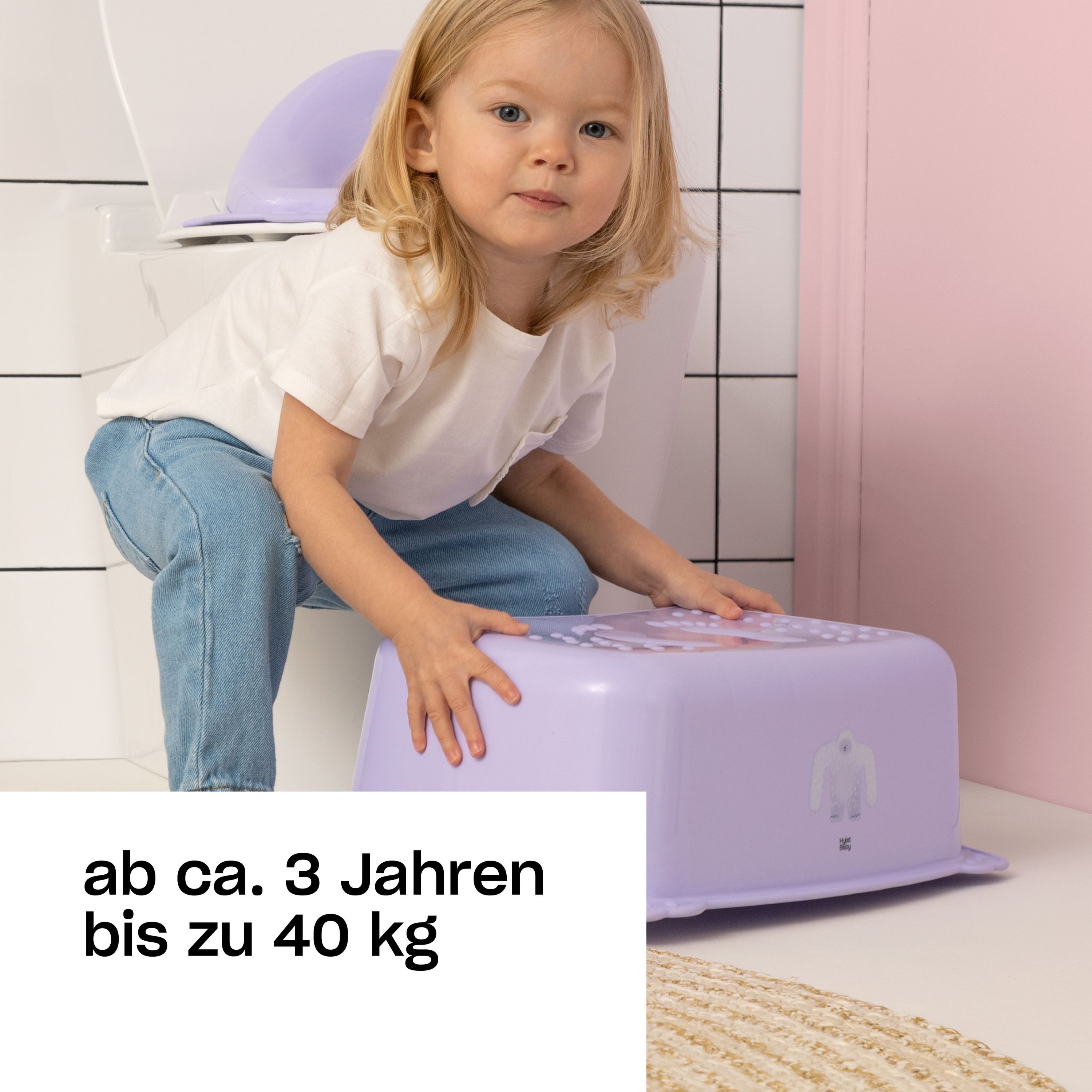 Hylat Baby Fußstütze Tritthocker Kinder - stabil, leicht - TÜV Rheinland zertifiziert – Bild 3 von 5