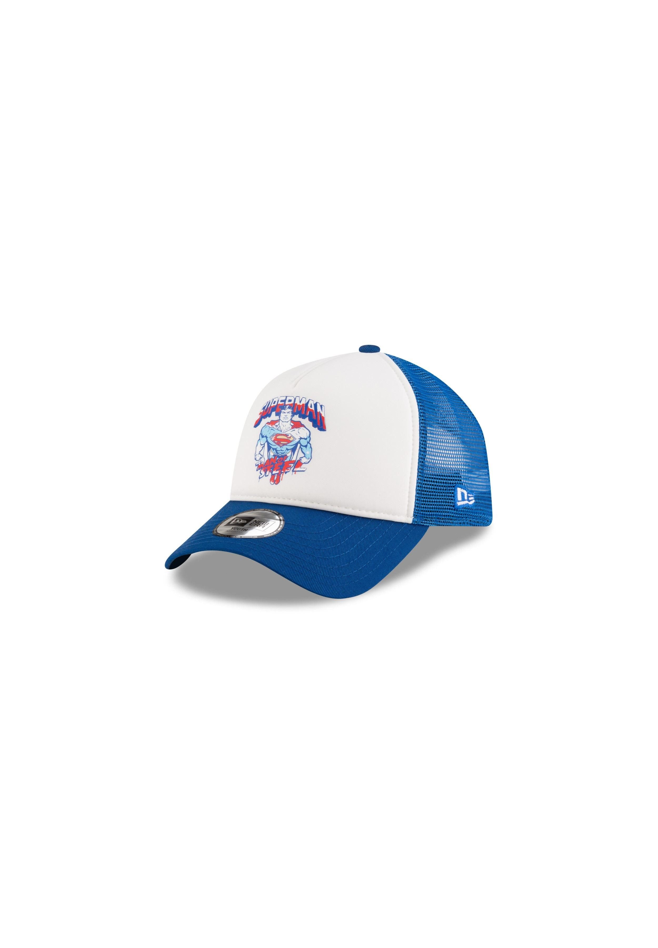Baseball Cap Superman Man of Steel A-Frame Trucker Kinder Cap New Era Weiß