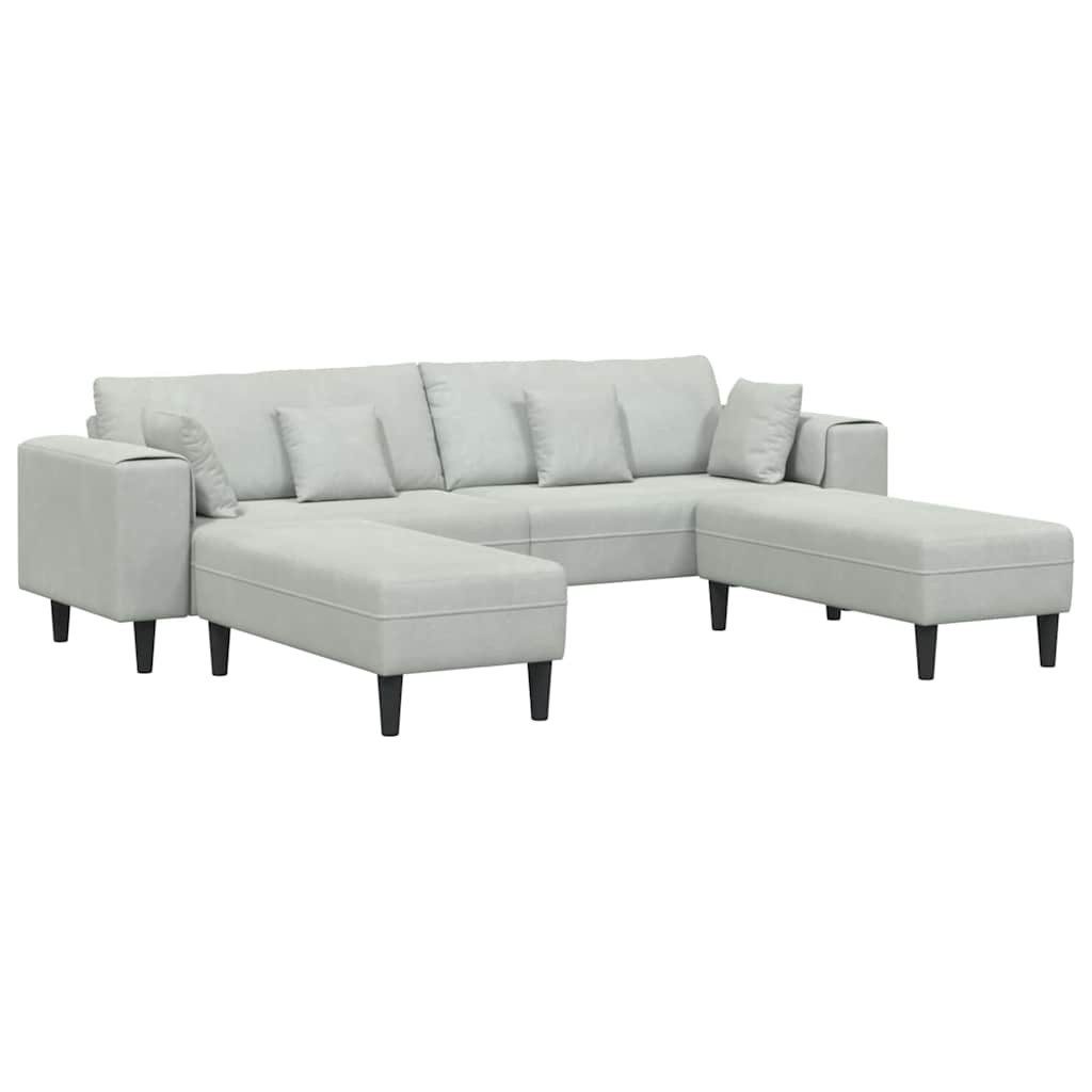 vidaXL Sofa Samt Sofa mit Kissen günstig online kaufen