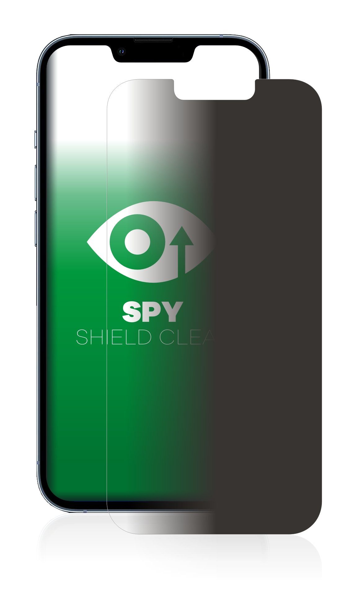 upscreen »Blickschutzfolie« für Apple iPhone 13 Pro, Displayschutzfolie,  Blaulichtfilter Privacy Folie Schutzfolie Sichtschutz klar Anti-Spy