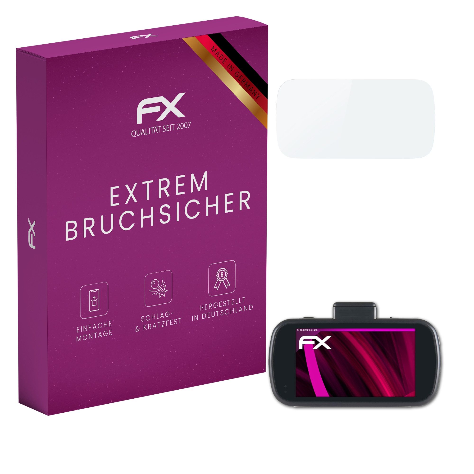 Schutzfolie Panzerglasfolie für Nextbase 612GW