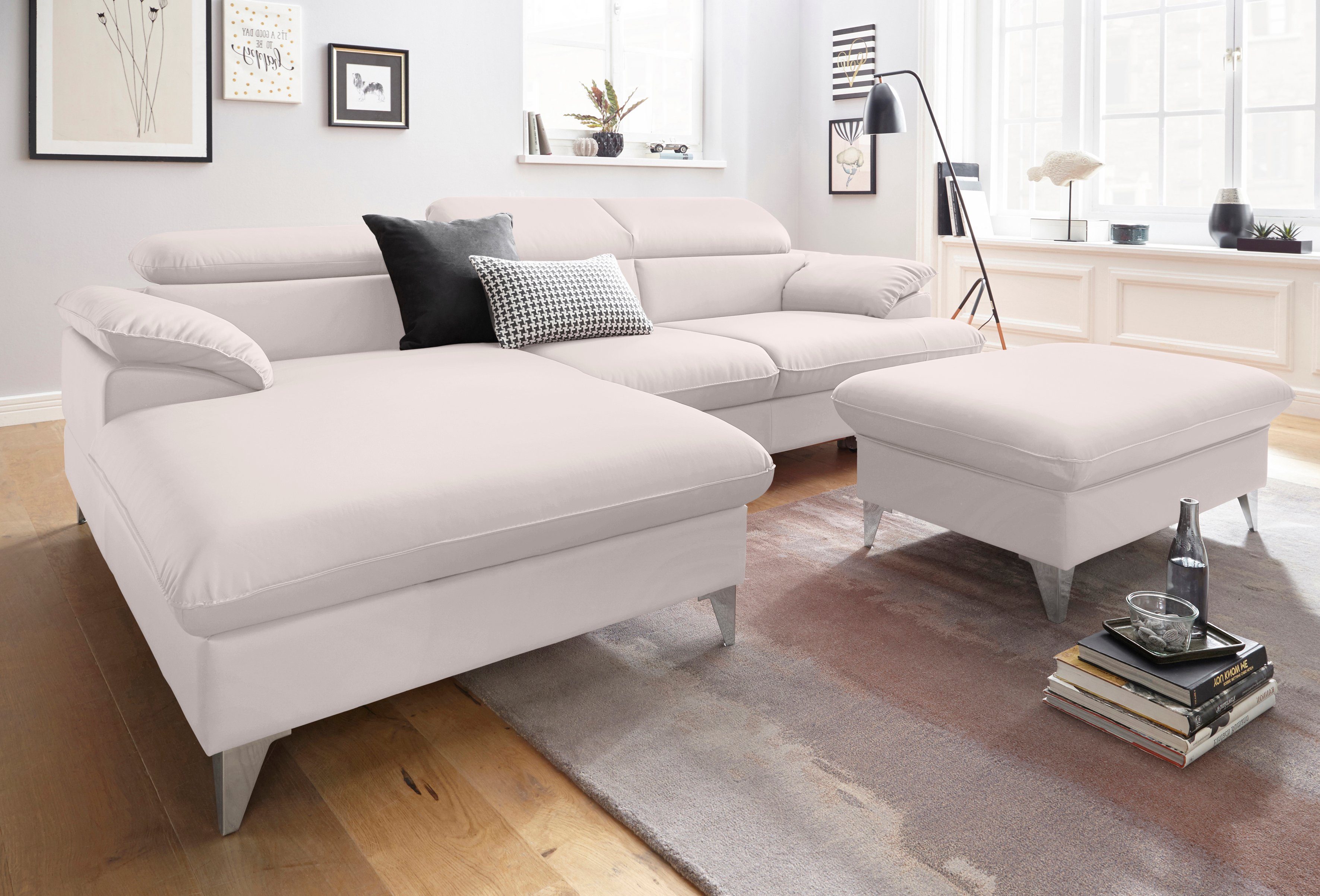 COTTA Polstergarnitur "Caluso L-Form", (2 tlg.), Set bestehend aus: Ecksofa günstig online kaufen