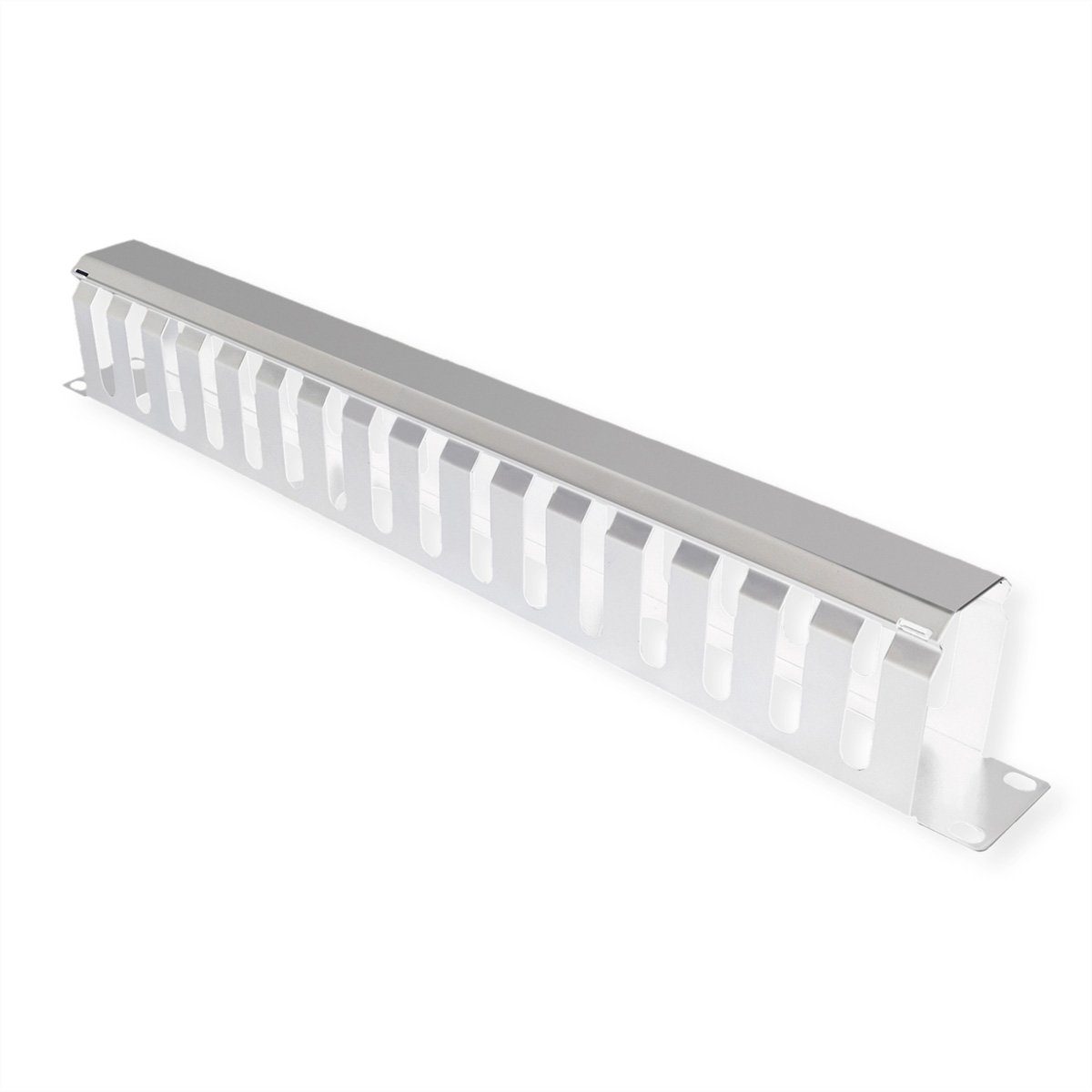 Netzwerkschrank 19"-Frontplatte 1 HE mit Rangierkanal 40 x 60 mm