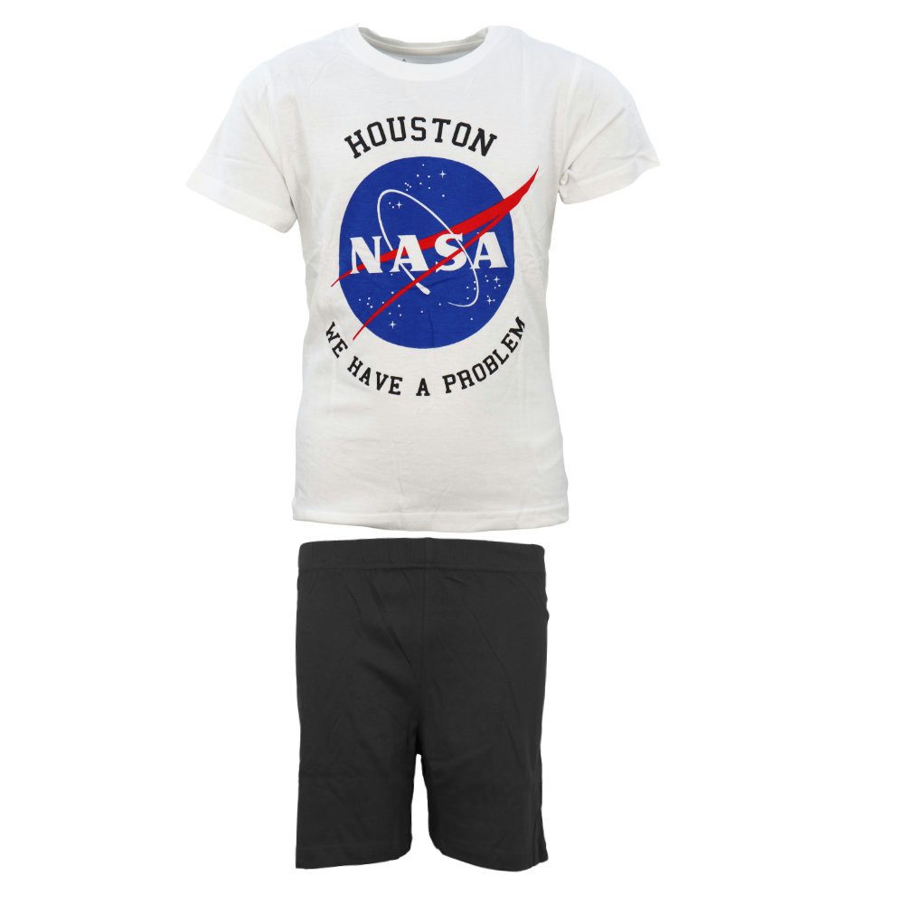 NASA Schlafanzug NASA Space Center Jugend Jungen kurzarm Pyjama Gr. 134 bis 164