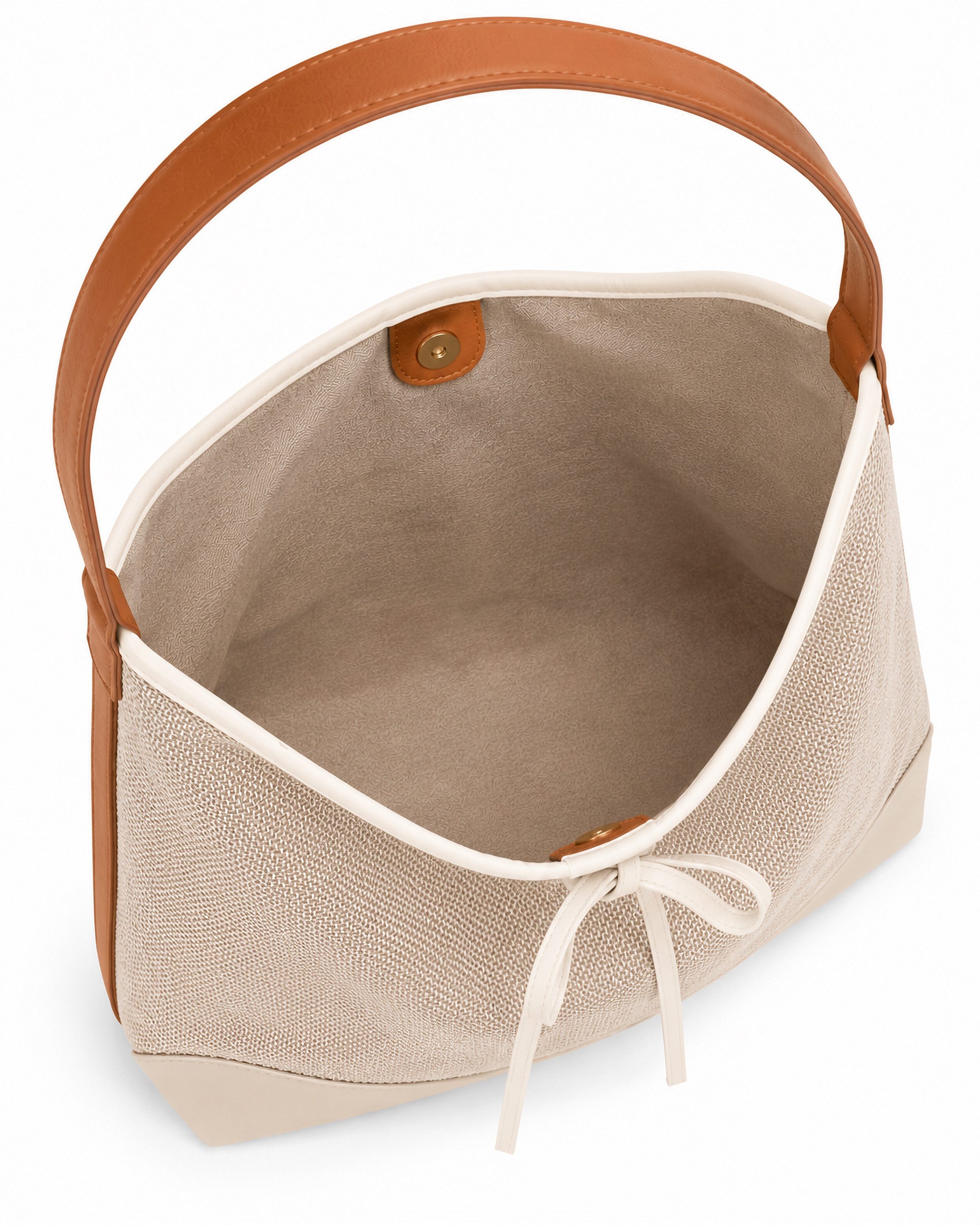 TONI&FRIENDS Schultertasche Murnau, Leinen Stoff Tasche – Bild 4 von 5