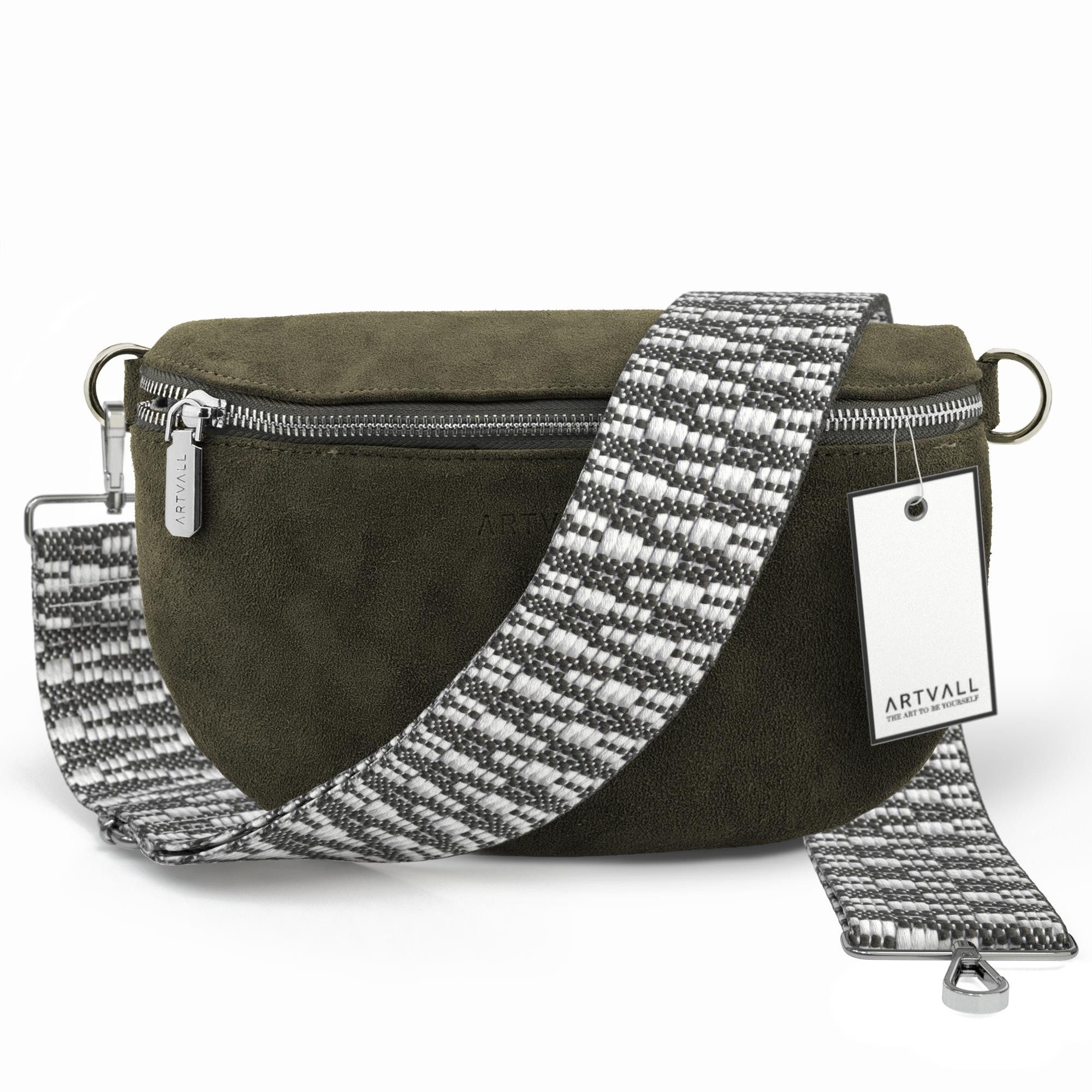 ARTVALL Umhängetasche Wildleder Handtasche Damen Brusttasche günstig online kaufen