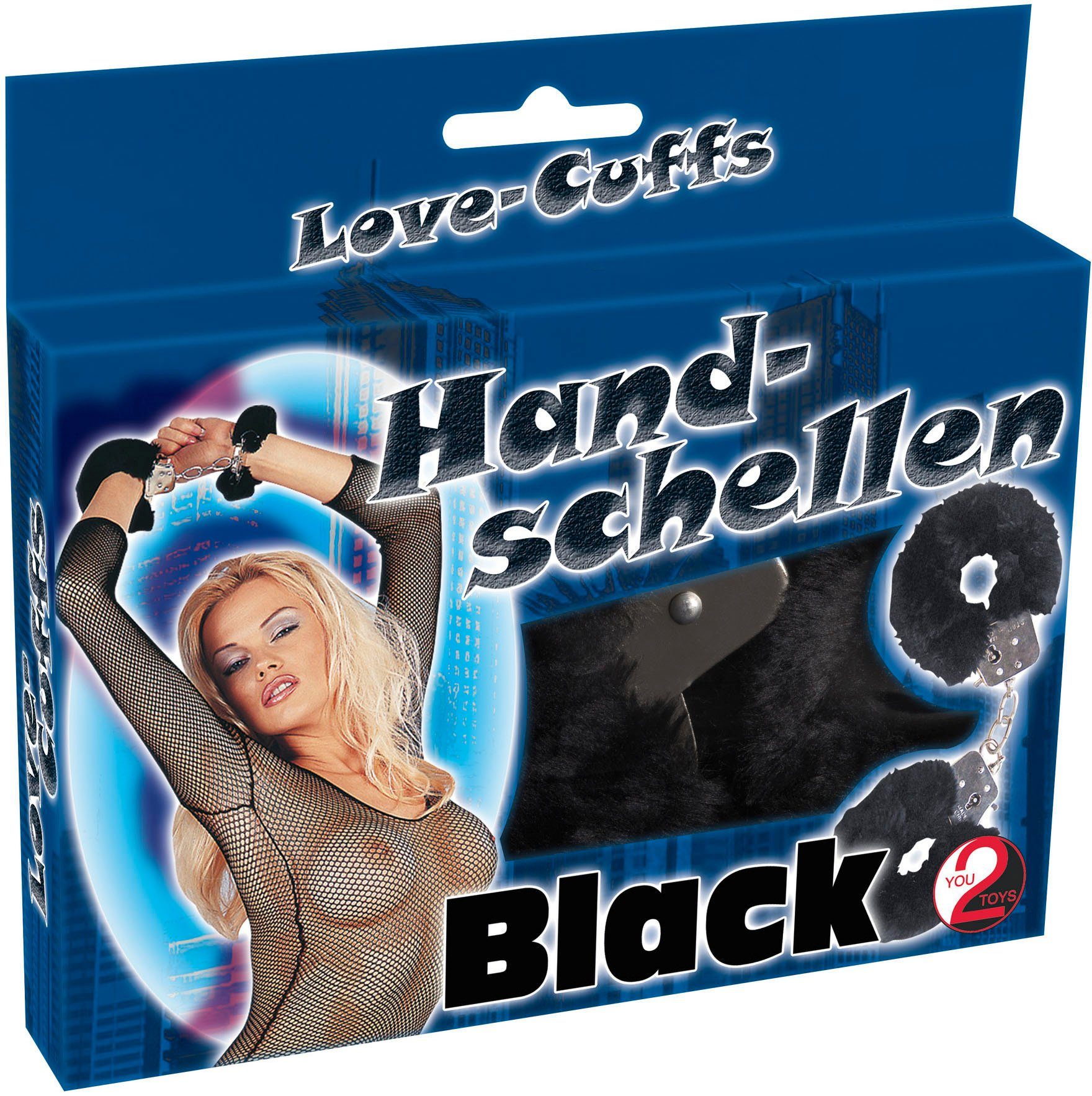 black You2Toys Schwarz Cuffs Handschellen Love