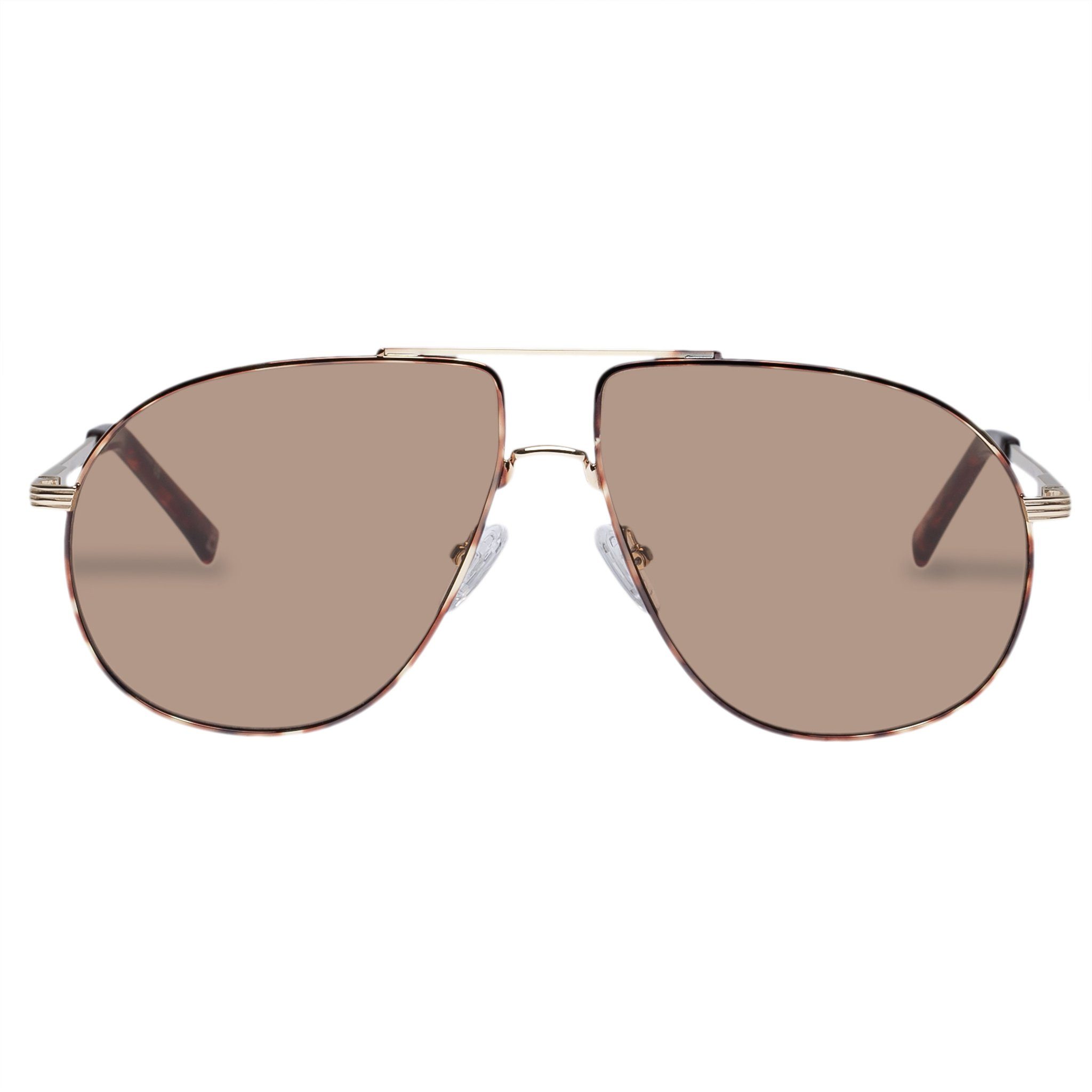 / LE SPECS Tort SCHMALTZY Gold Sonnenbrille Bright