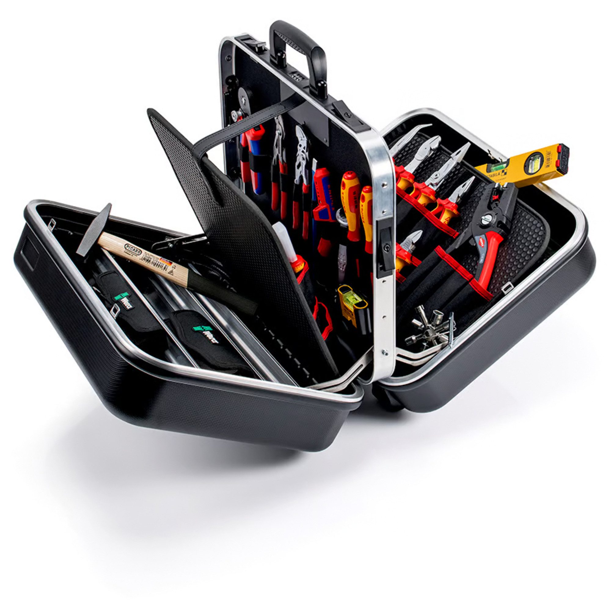 Knipex Werkzeugset KNIPEX Werkzeugkoffer "BIG Twin Move" Elektro, (63-tlg)