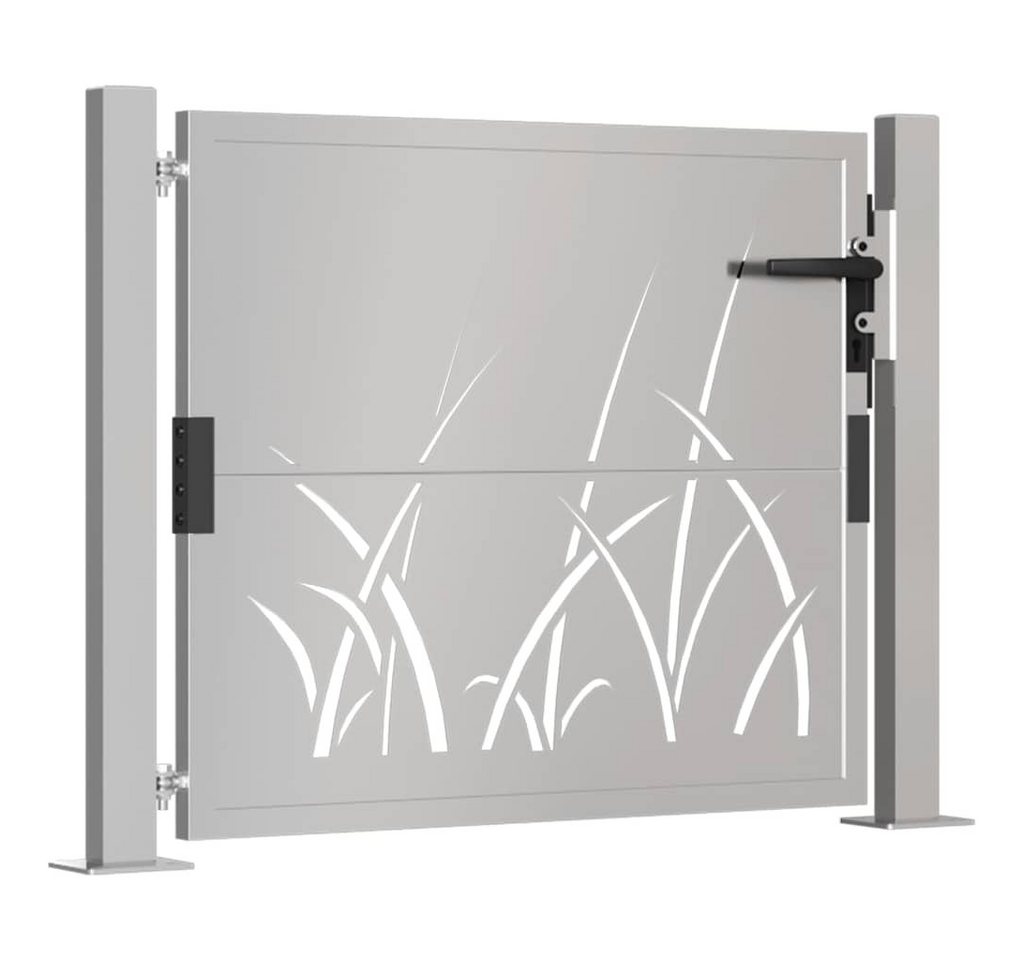 Thumbnail - vidaXL Gartentor Gartentor 105x105 cm Cortenstahl Gras-Design