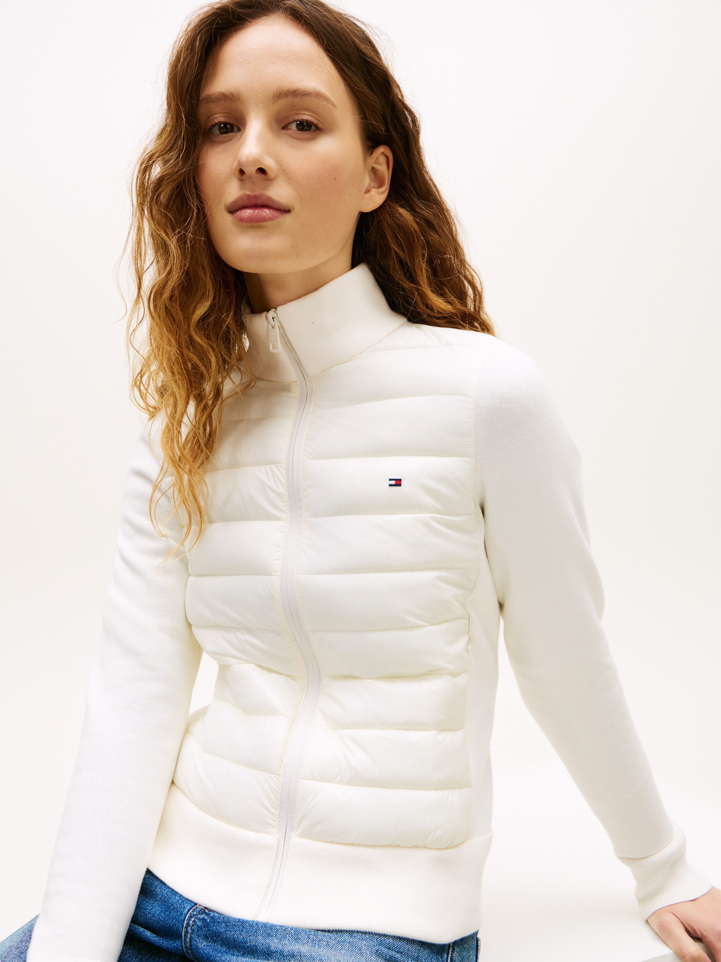 Tommy Hilfiger Steppjacke LW KNIT MIX PADDED JACKET