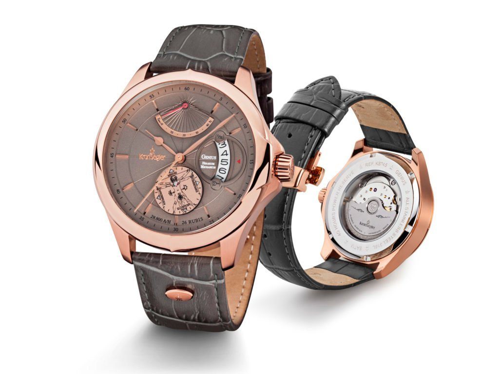 Kronsegler Automatikuhr Genius - „Horarium Mechanicus“ Herren Armbanduhr günstig online kaufen