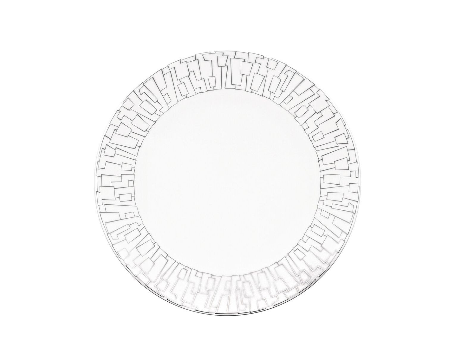 Rosenthal Frühstücksteller TAC Gropius Skin Platin Frühstücksteller 22 cm, Teller Flach