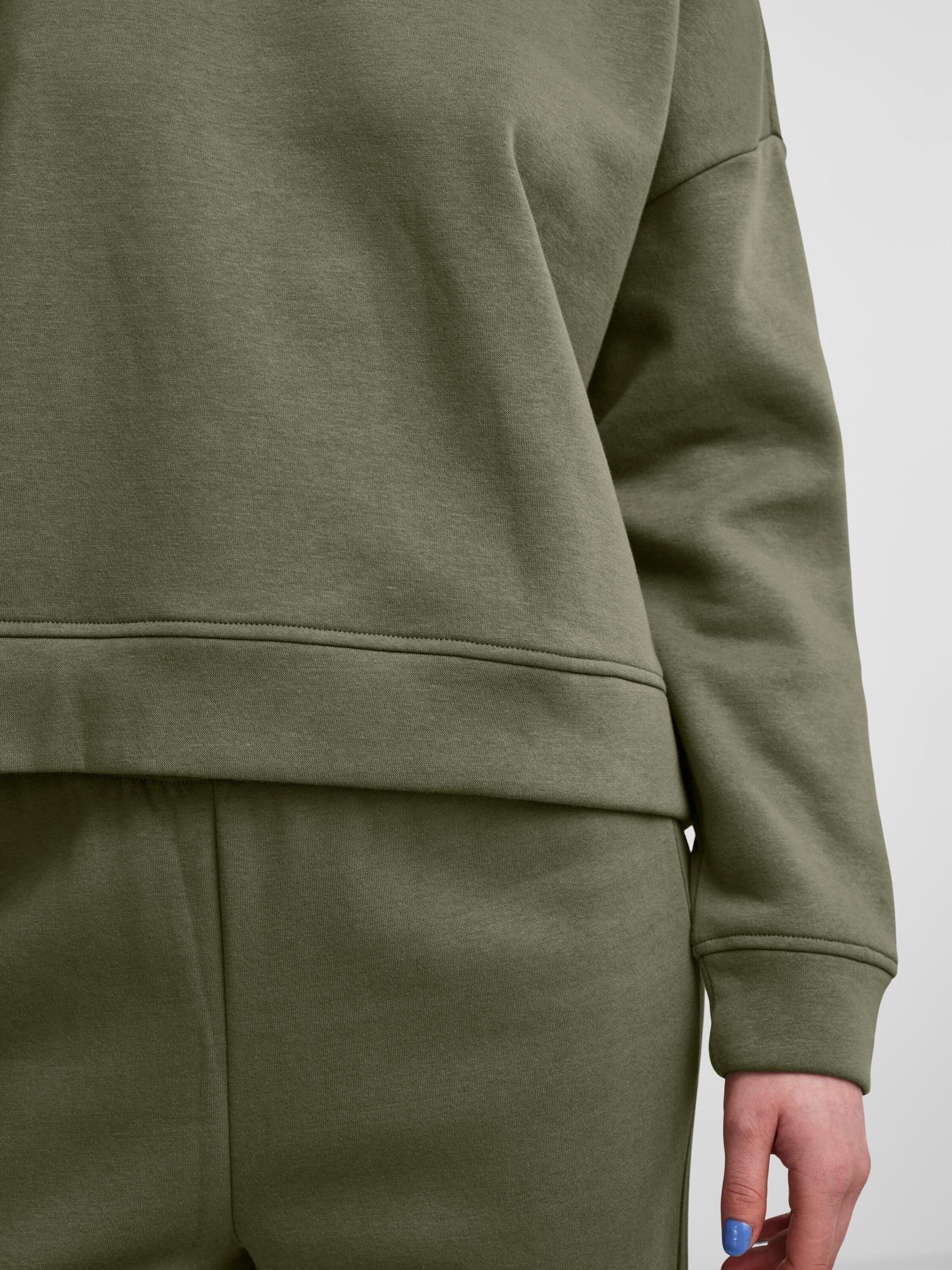 (1-tlg) Chilli Deep Sweatshirt Lichen pieces Green Plain/ohne Details