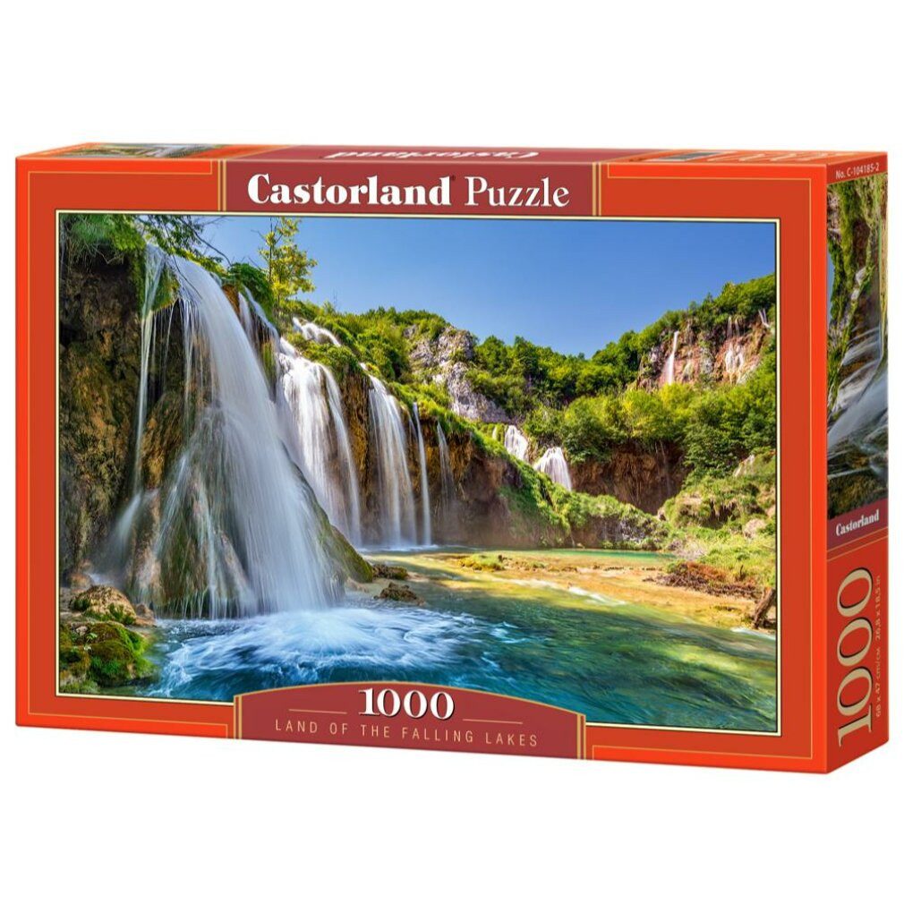 Castorland Puzzle Puzzle Land der Wasserfälle 1000 Teile, Puzzleteile