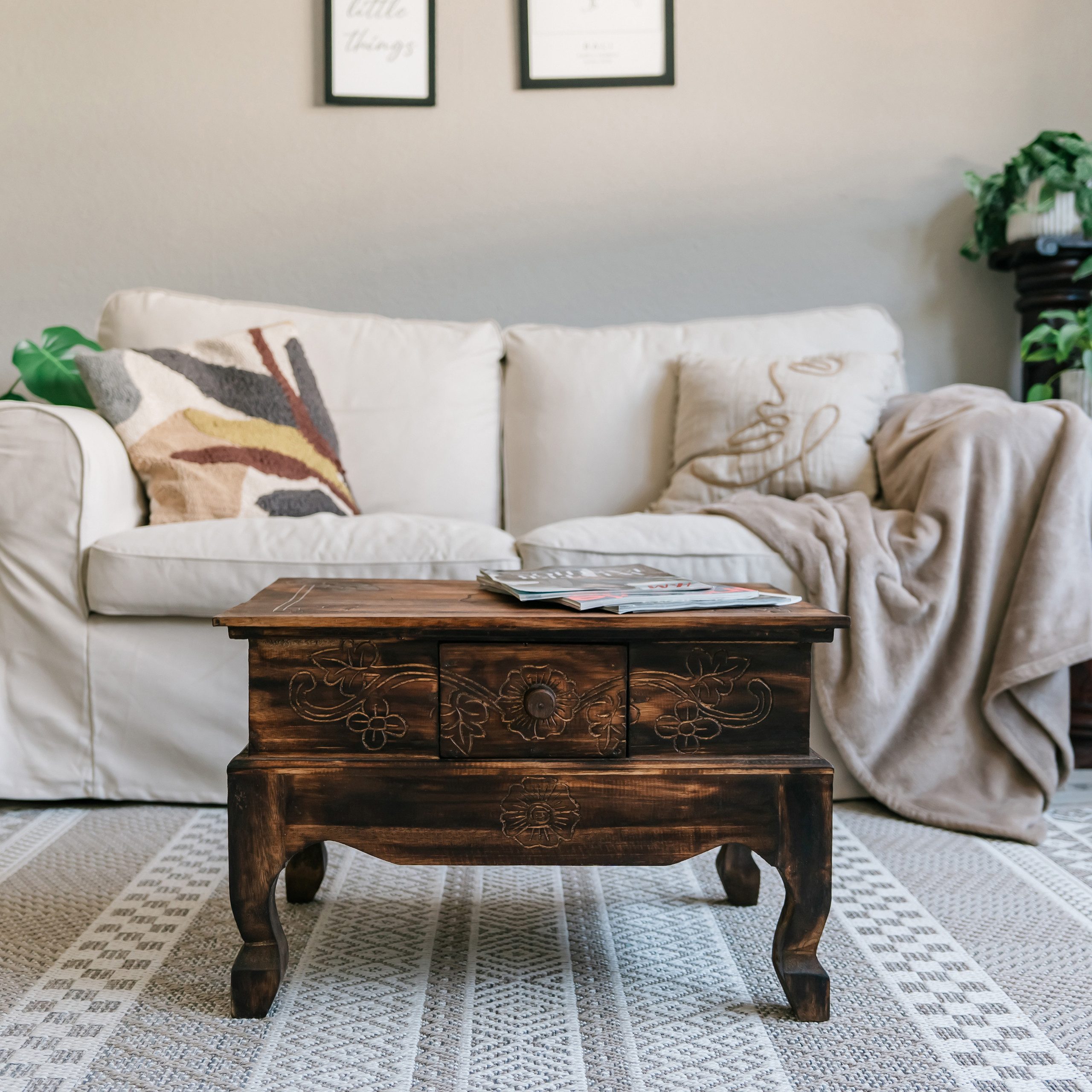 livasia Couchtisch Opiumtisch aus Bali - 59x39cm, handgefertigt günstig online kaufen