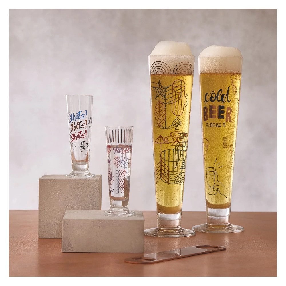 Ritzenhoff Bierglas Ritzenhoff Heldenfest Bier #16 E. Sprenger-Pieper H24, Kristallglas