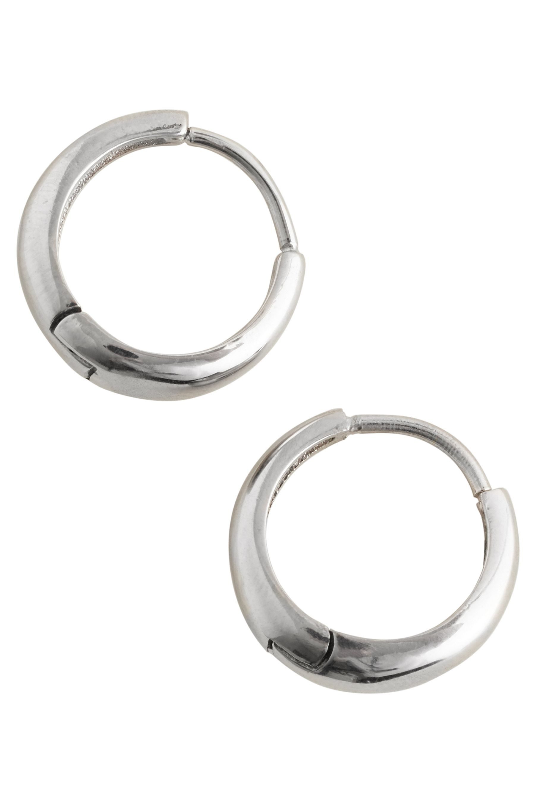 Next Paar Creolen Wasserdichte Huggie Creolen aus Edelstahl (1-tlg)