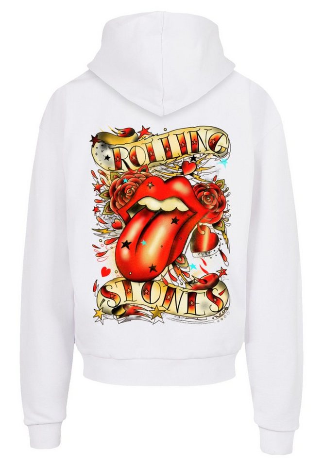 F4NT4STIC Kapuzenpullover The Rolling Stones Tongue And Stars Musik, Band,  Logo