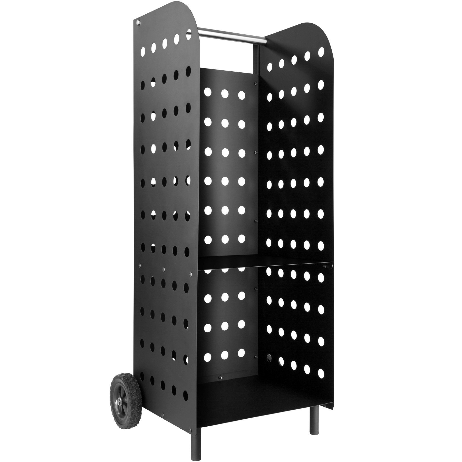 tectake Kaminholzregal Holzwagen, BxTxH:45,00x55,00x104,00 cm, aus günstig online kaufen