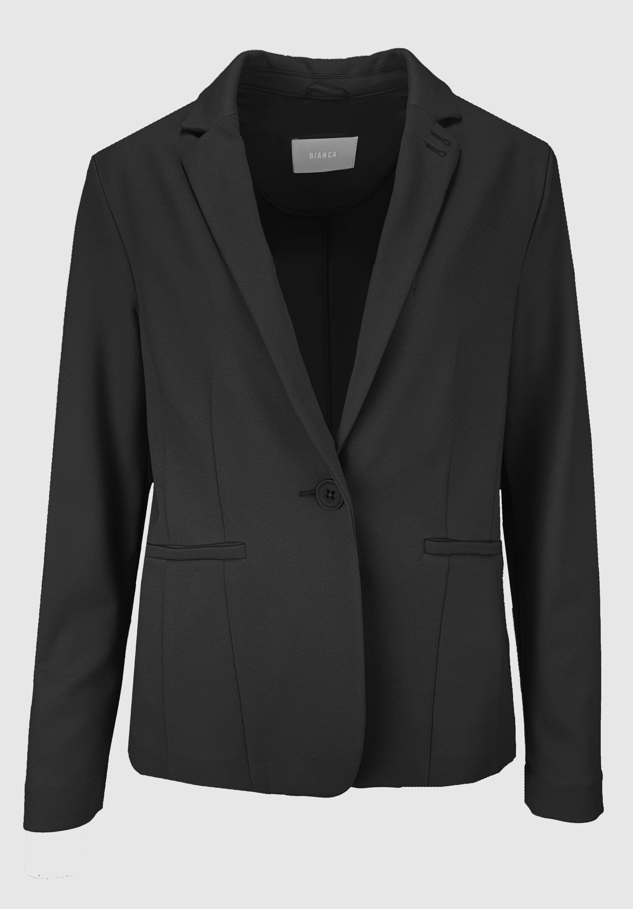 bianca Kurzjacke ALEXA Moderner Jerseyblazer in angesagter Modefarbe black