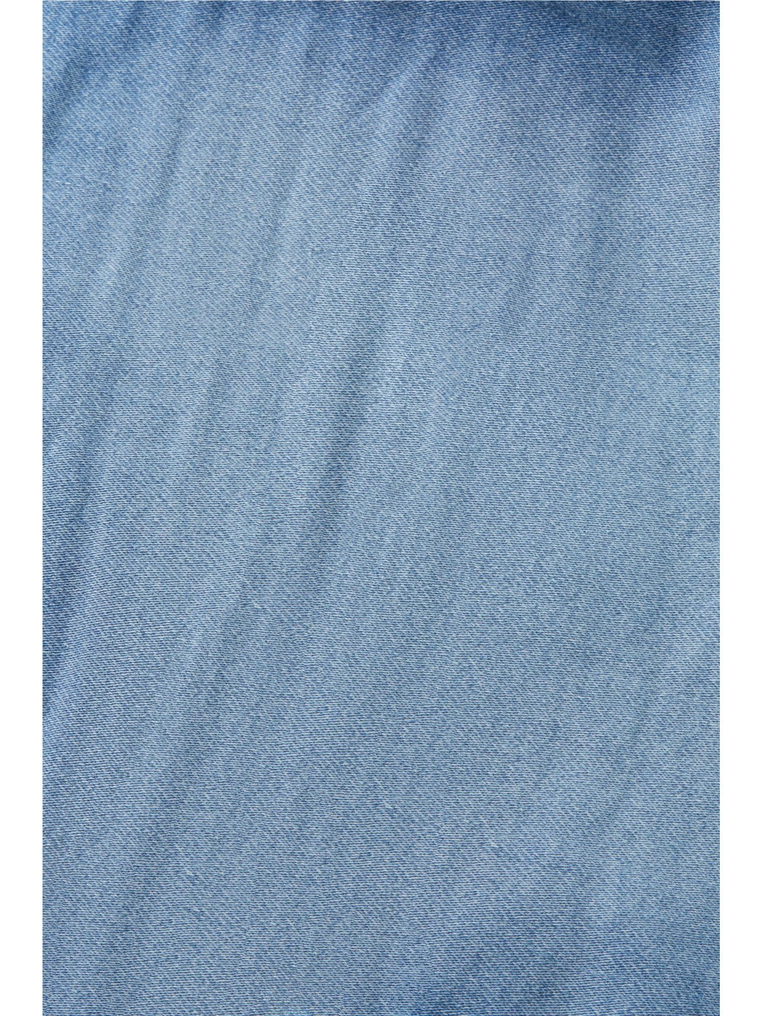 Esprit WASHED edc Jogger-Stil BLUE (1-tlg) im LIGHT Jeans-Shorts Shorts by
