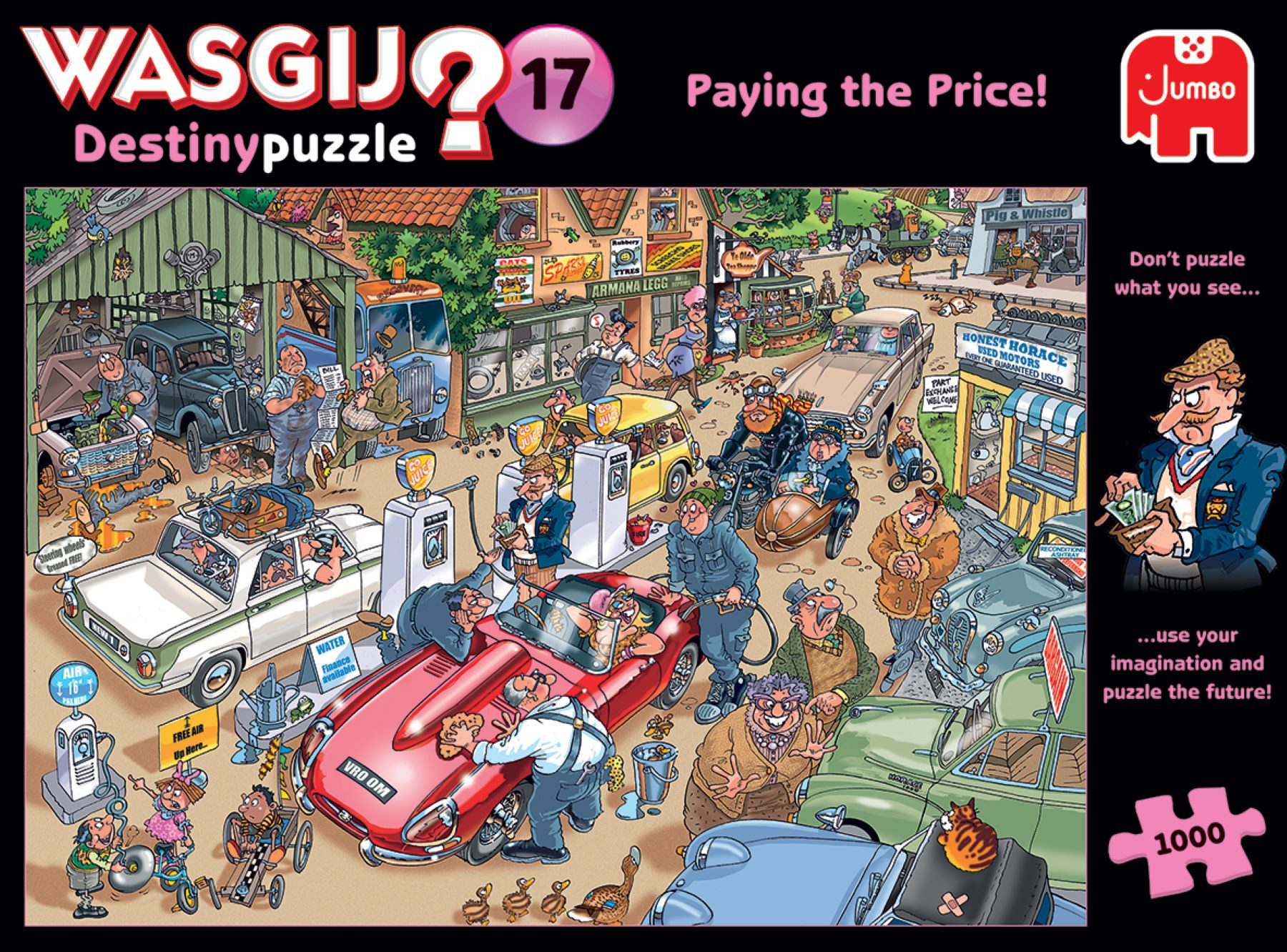 Jumbo Spiele Puzzle Wasgij Destiny 17 Paying the Price! 1000 Teile Puzzle, 1000 Puzzleteile, Made in Europe