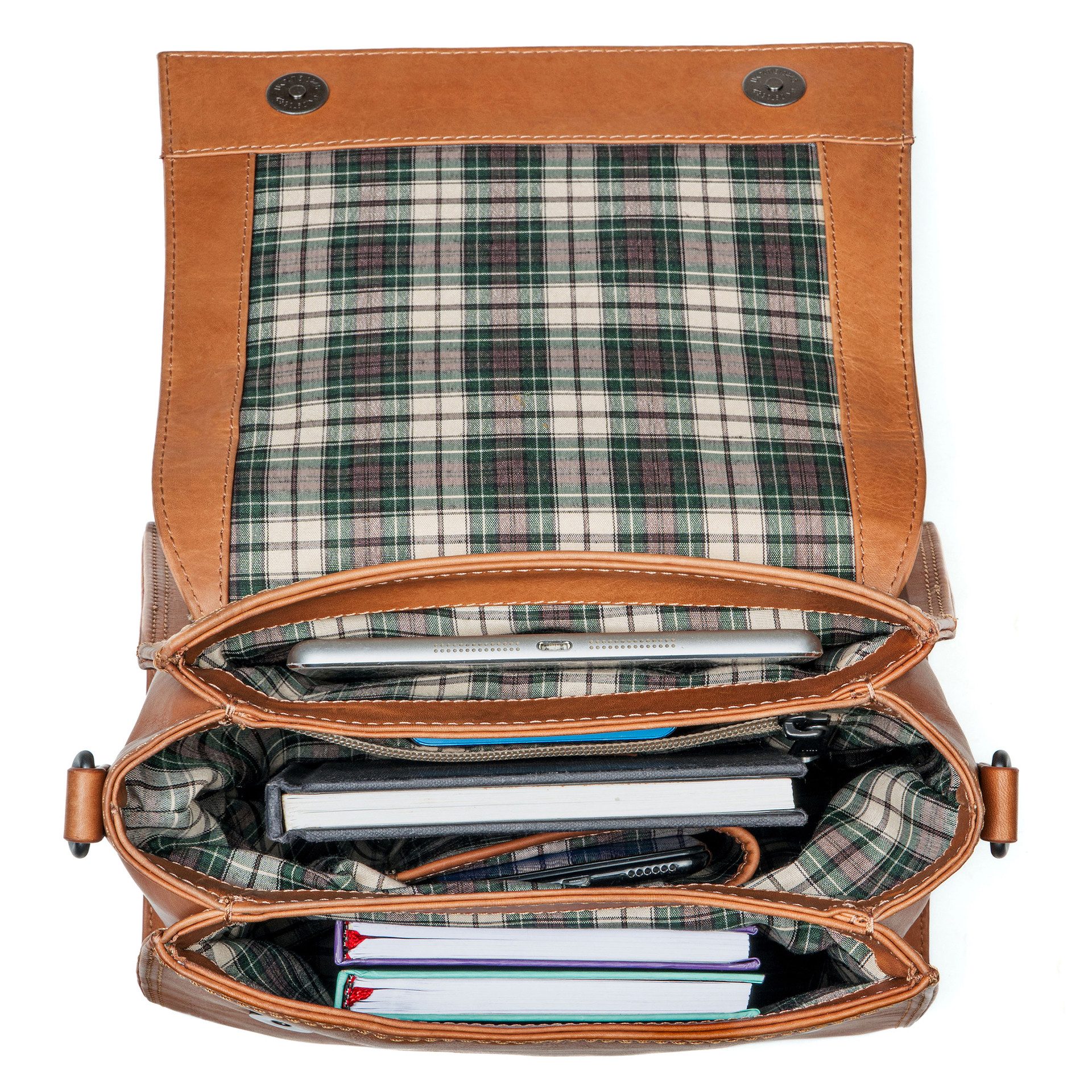 Benthill Henkeltasche Damen Echt Leder Henkeltasche Kleine Tasche Frauen Handtasche Bag, Reißverschlussfach – Bild 3 von 5