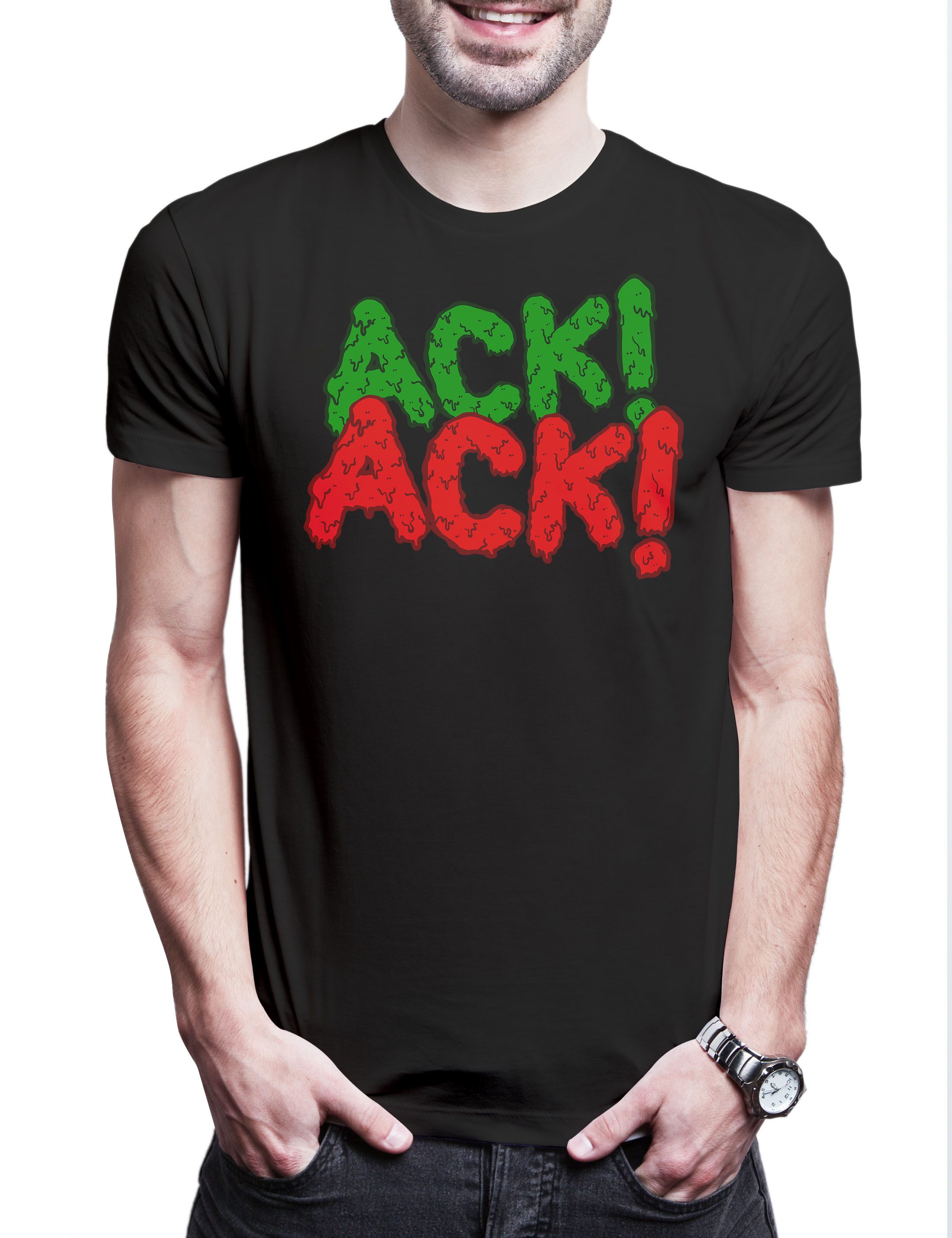 Urban Backwoods Print-Shirt Urban Backwoods Ack Ack Herren T-Shirt Mars Alien Ufo Attacks Martians (1-tlg) Marsianer James Dale Attack
