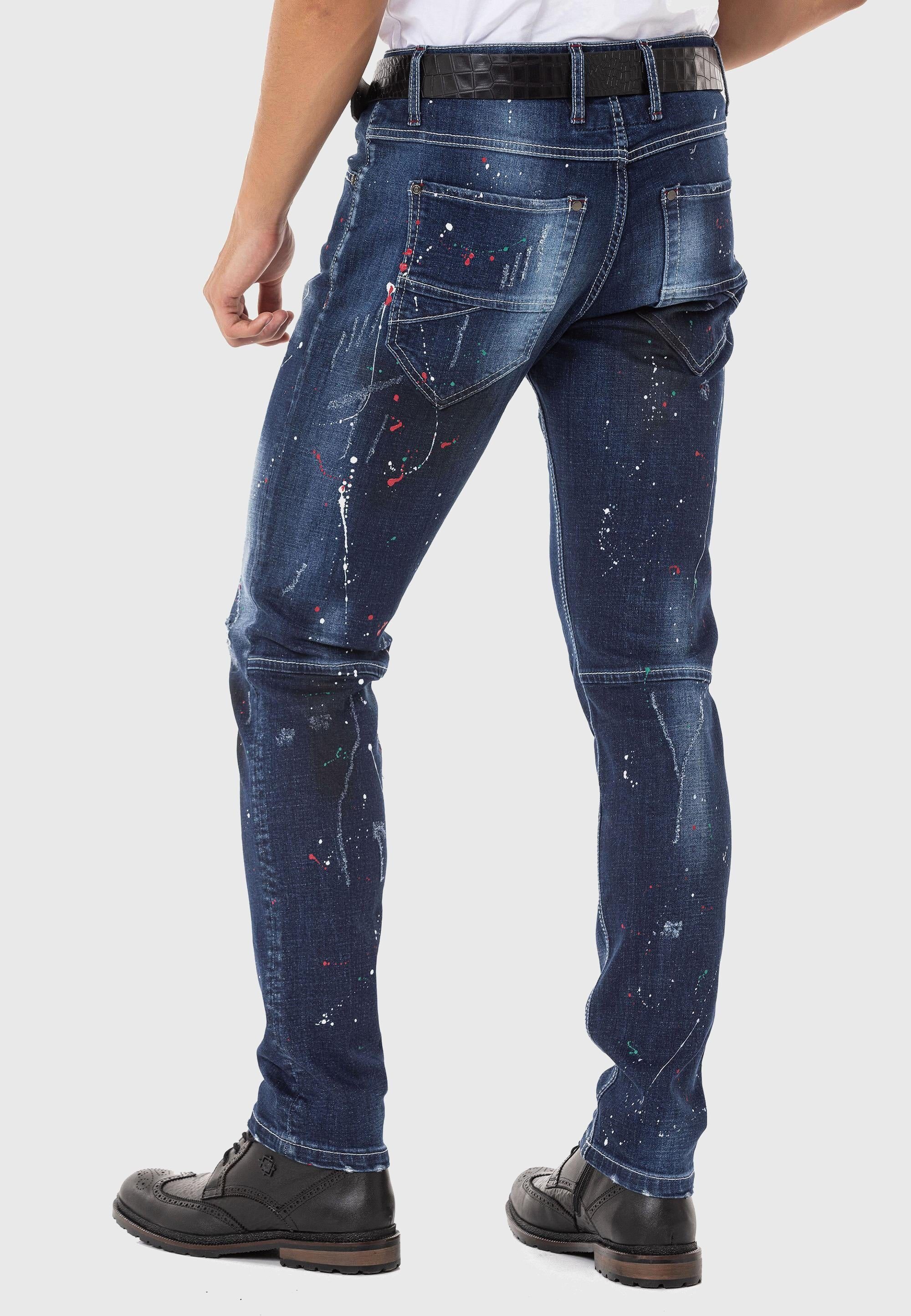 Cipo & Baxx 5-Pocket-Jeans Jeans mit modischen Details