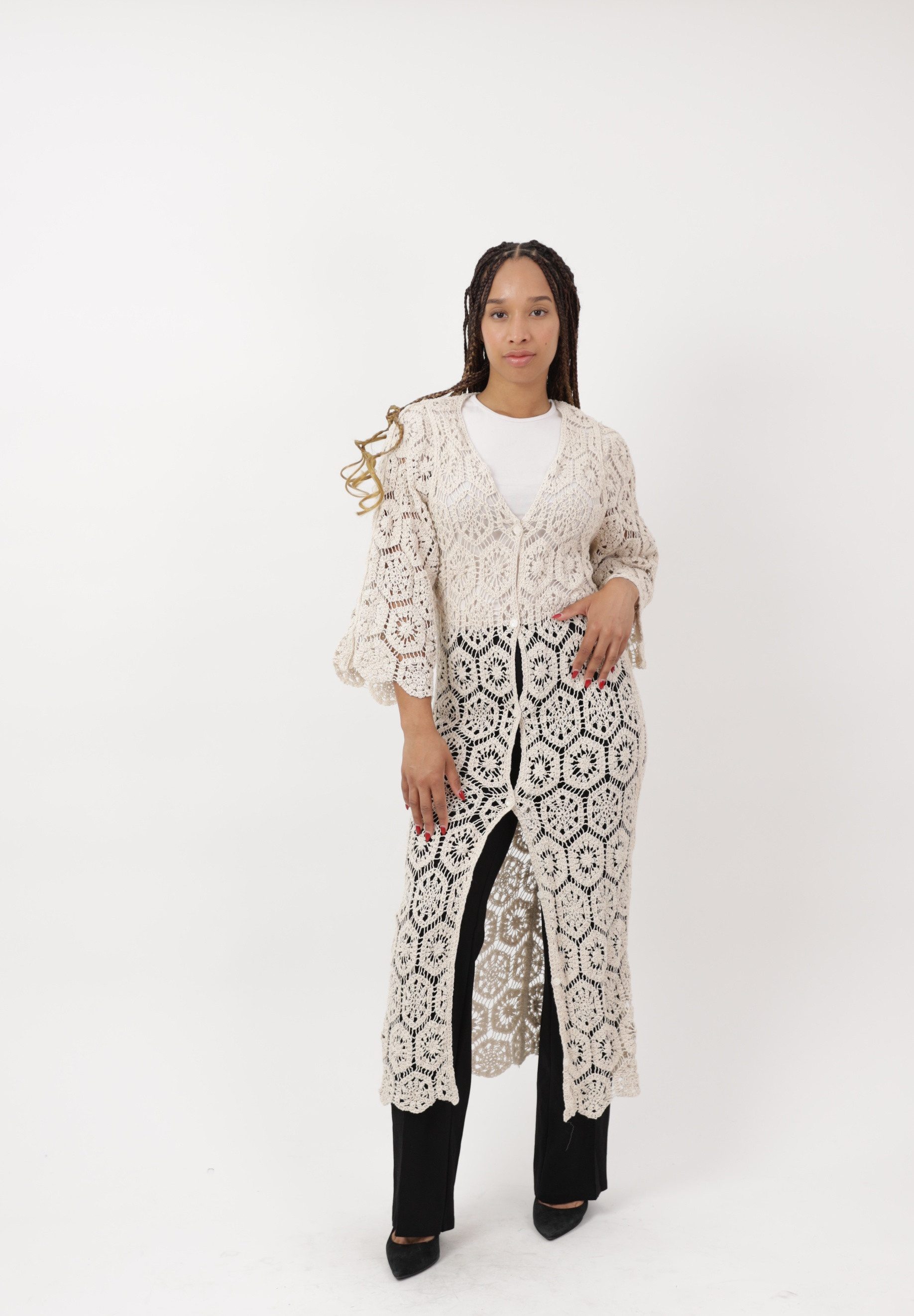 Cherry KoKo Blusenkimono Strandkimono