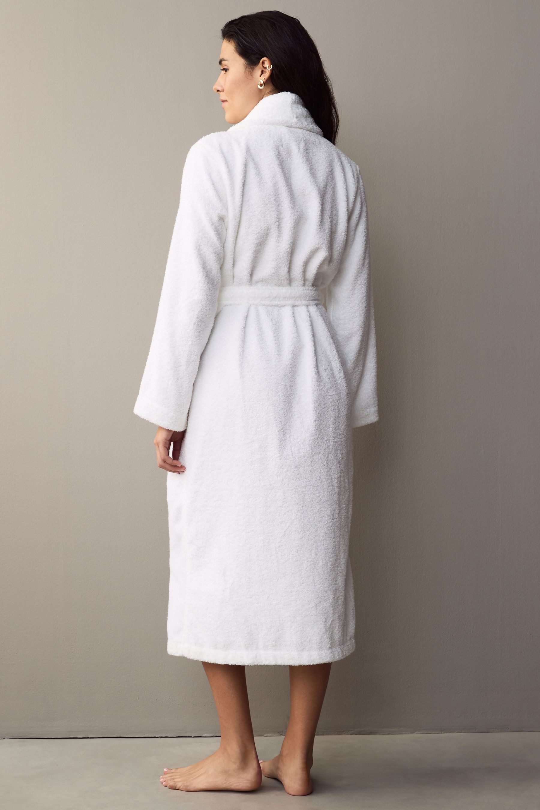 Next Damenbademantel Bademantel aus Frottee, Baumwolle günstig online kaufen