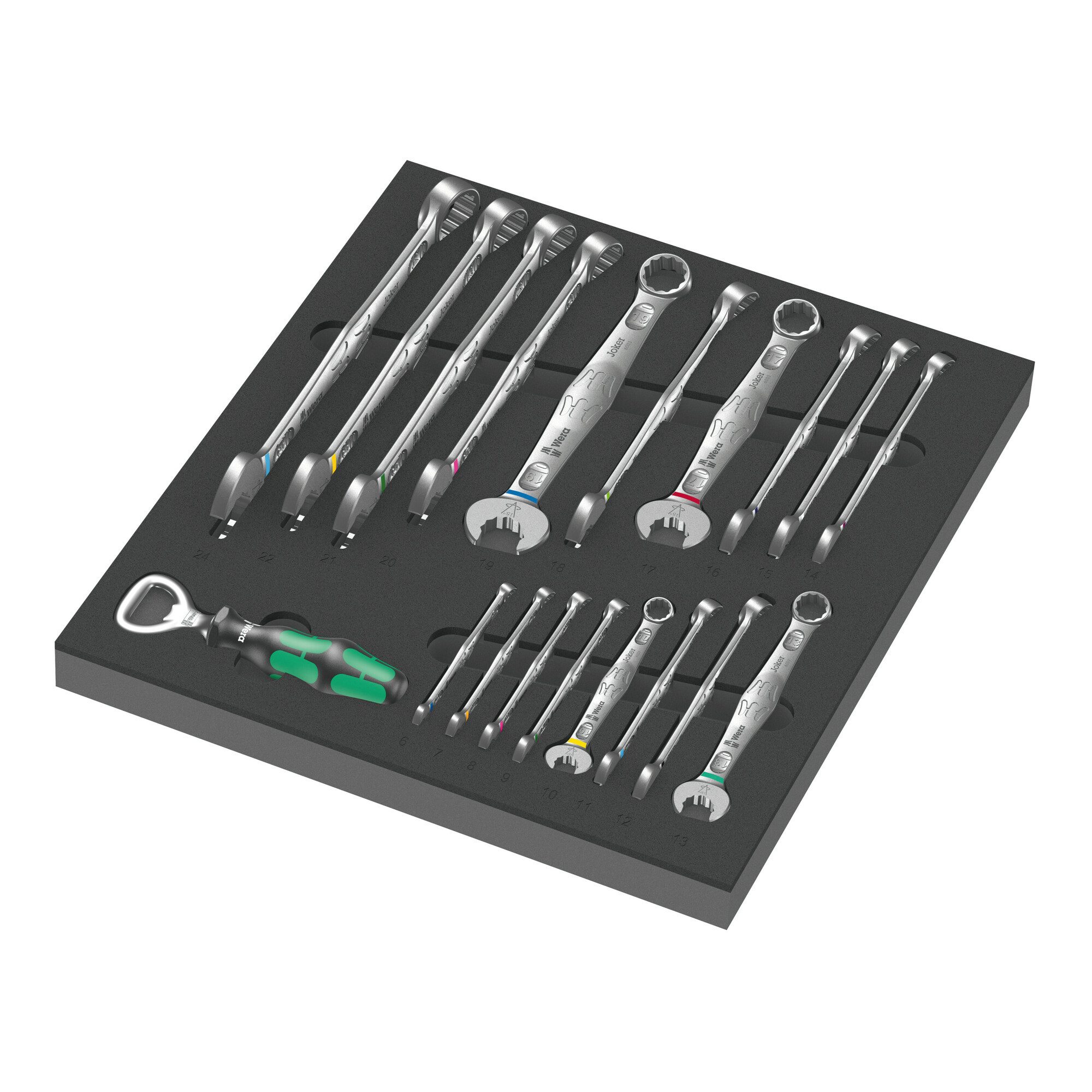 Wera Zangenset Wera 9731 Schaumstoffeinlage 6003 Joker Set 1, 19-teilig